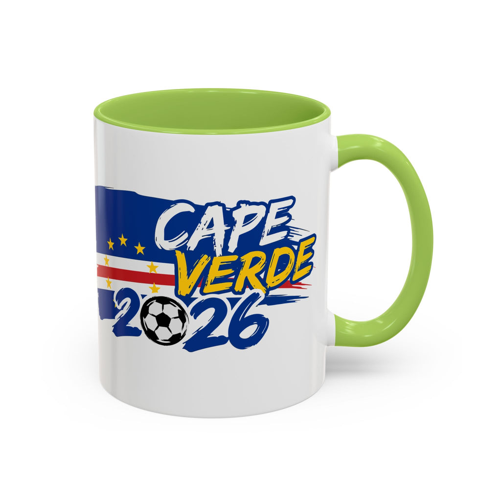 Cape Verde 2026 Soccer World Cup Mug | Accent Coffee Mug 11oz 15oz,Soccer World Cup 2026, Gift for Dad