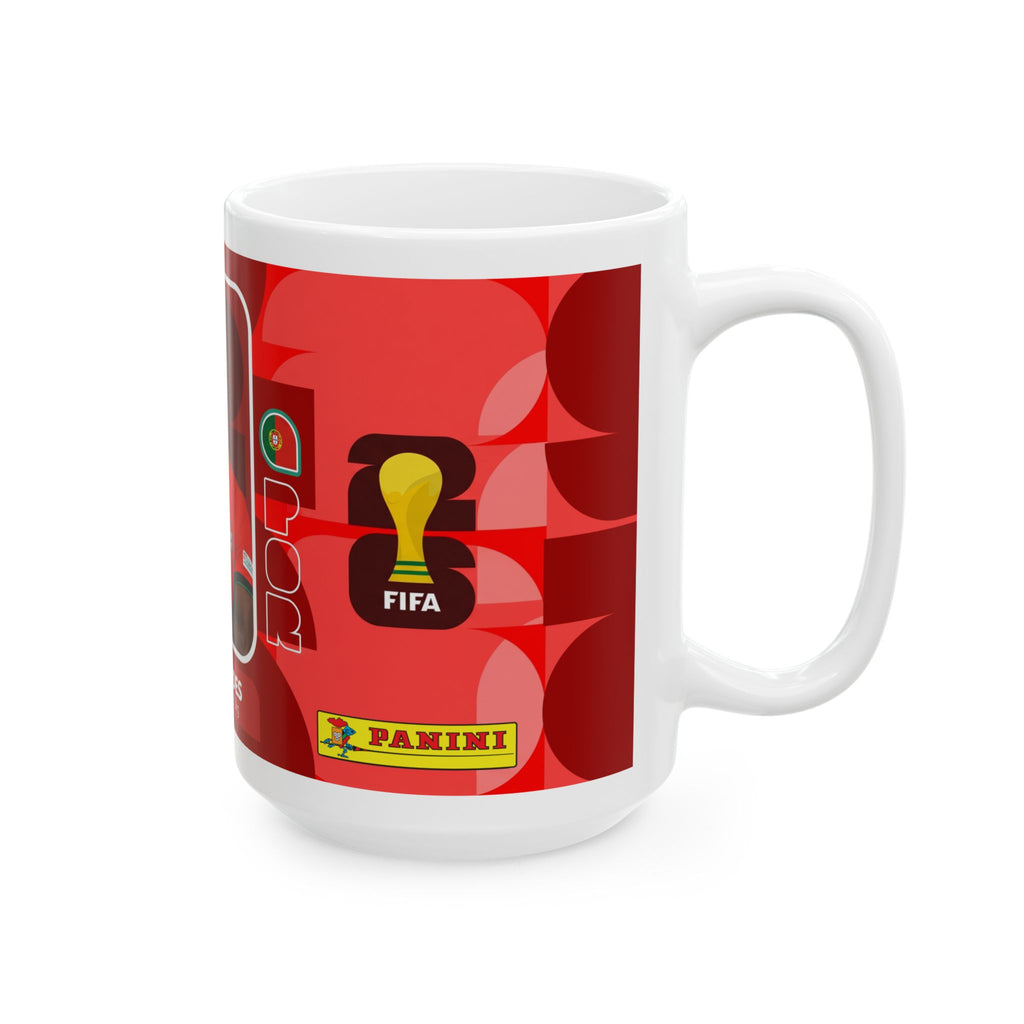 Portugal Soccer Player Nuno Mendes Mug – Ceramic Coffee Mug (11oz, 15oz), World Cup 2026 Mugs