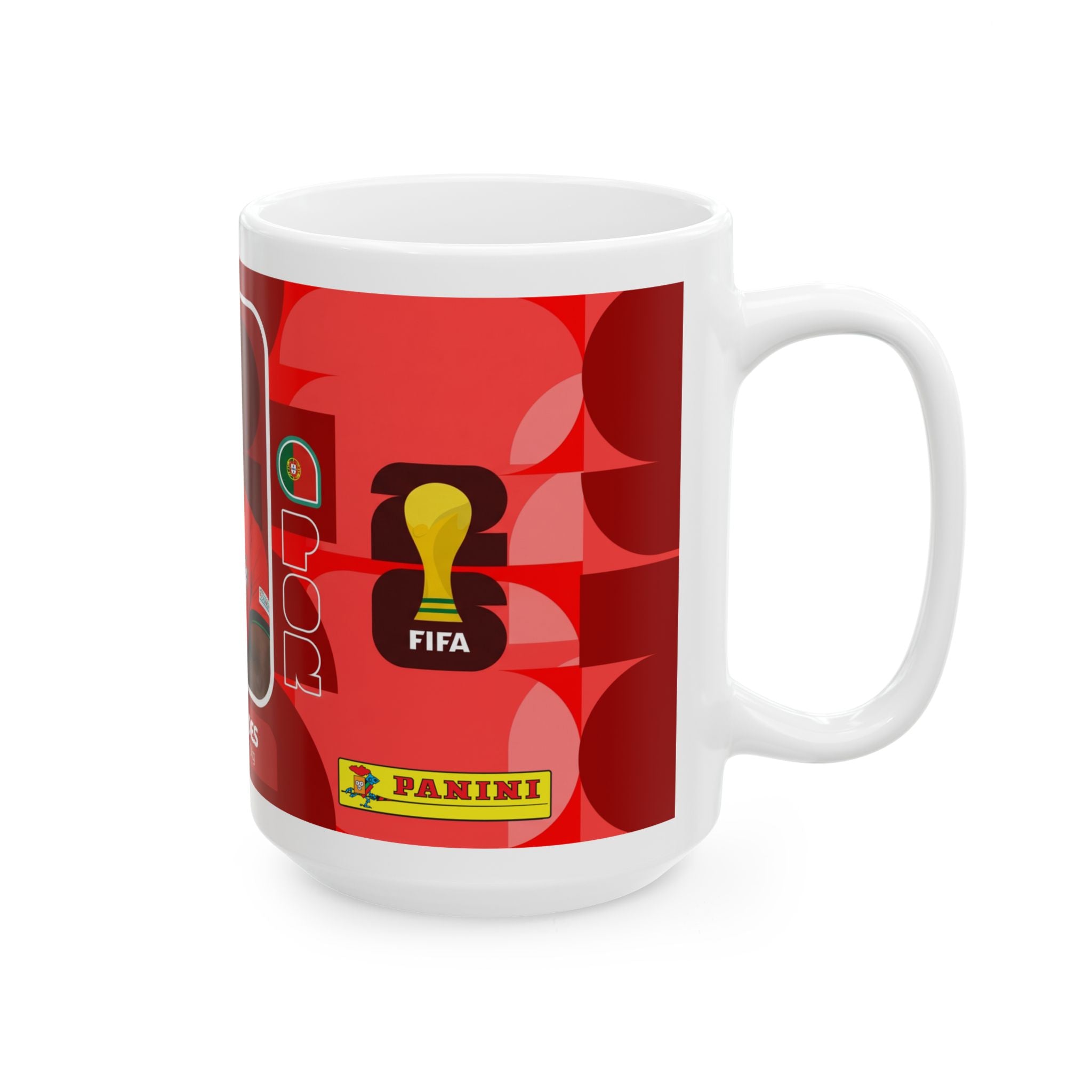 Portugal Soccer Player Nuno Mendes Mug – Ceramic Coffee Mug (11oz, 15oz), World Cup 2026 Mugs