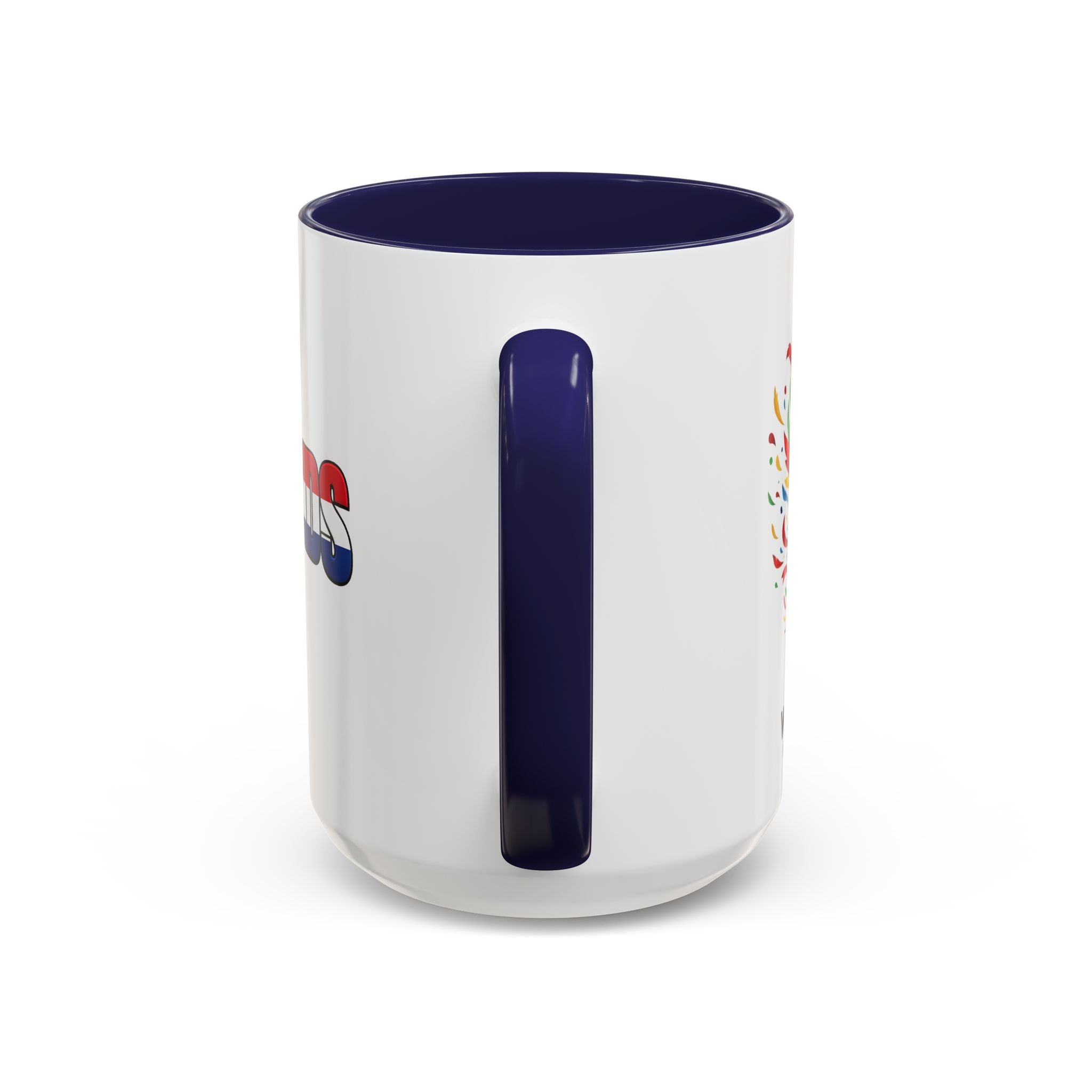 Netherlands Flag Text Coffee Mug | Accent 11oz 15oz, World Cup 2026, Gift for Dad