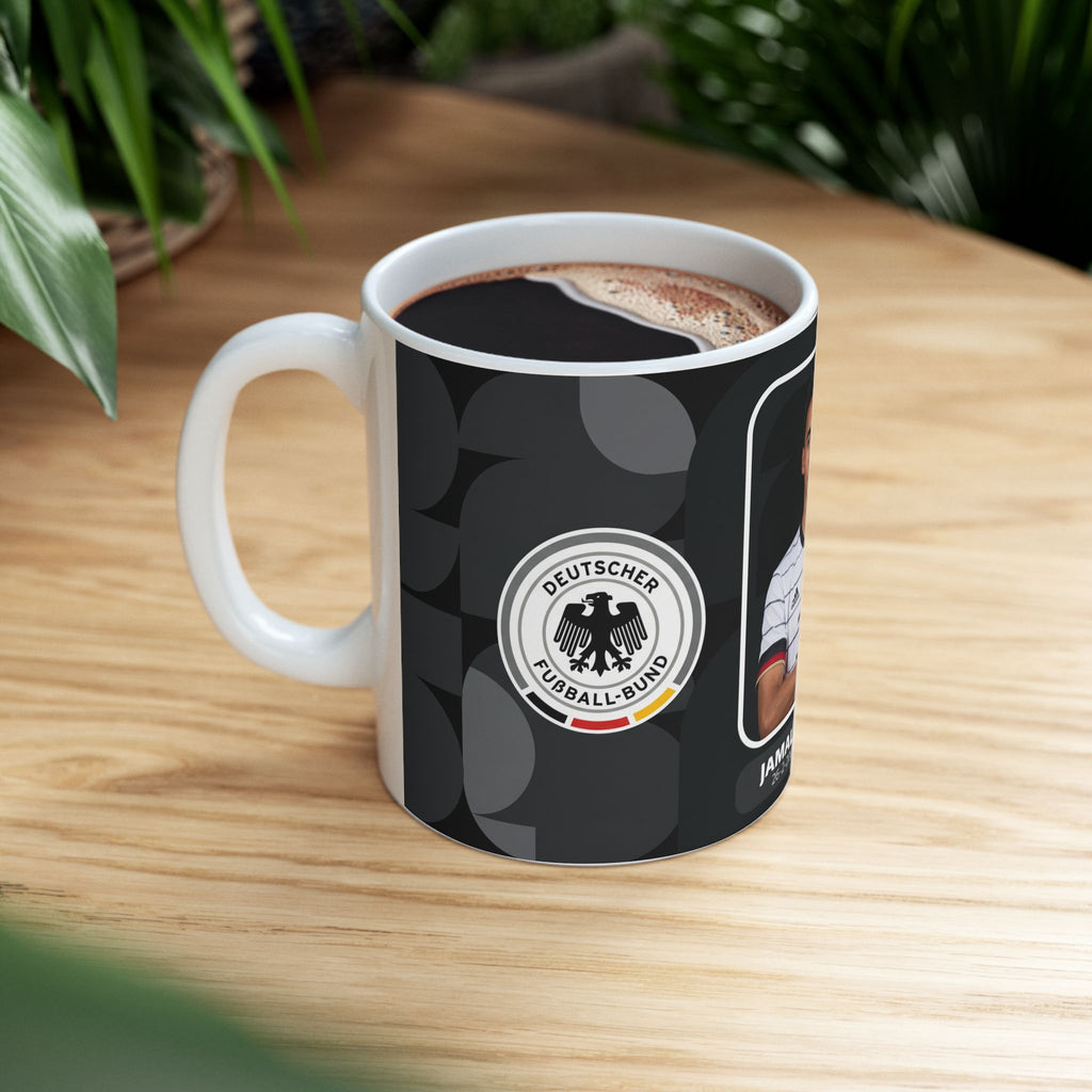 Germany Soccer Player Jamal Musiala Mug — World Cup 2026 Mugs, Ceramic Coffee Cup