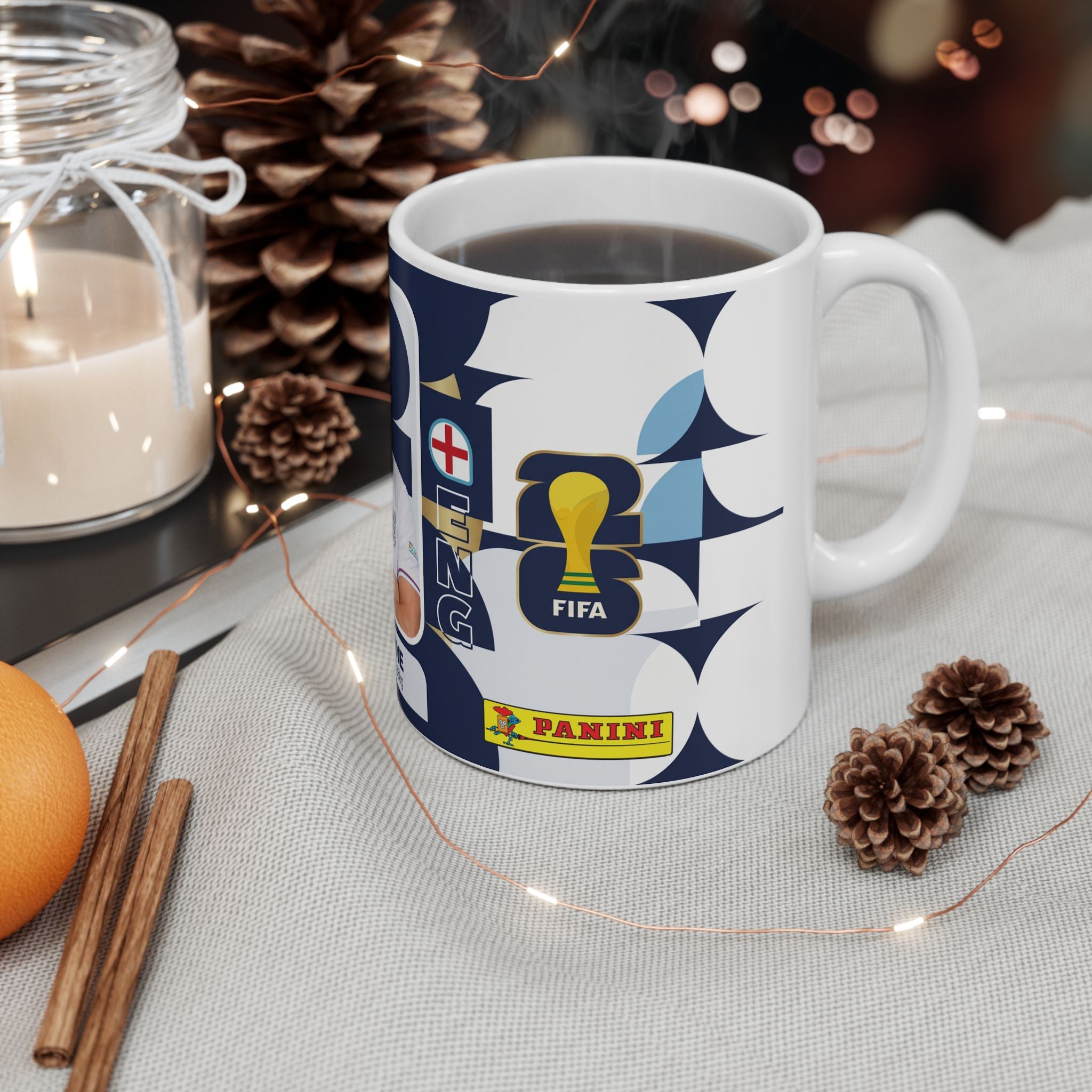 Harry Kayne England Soccer Ceramic Cup — England Football Team Collectible (11oz, 15oz), World Cup 2026 Mugs
