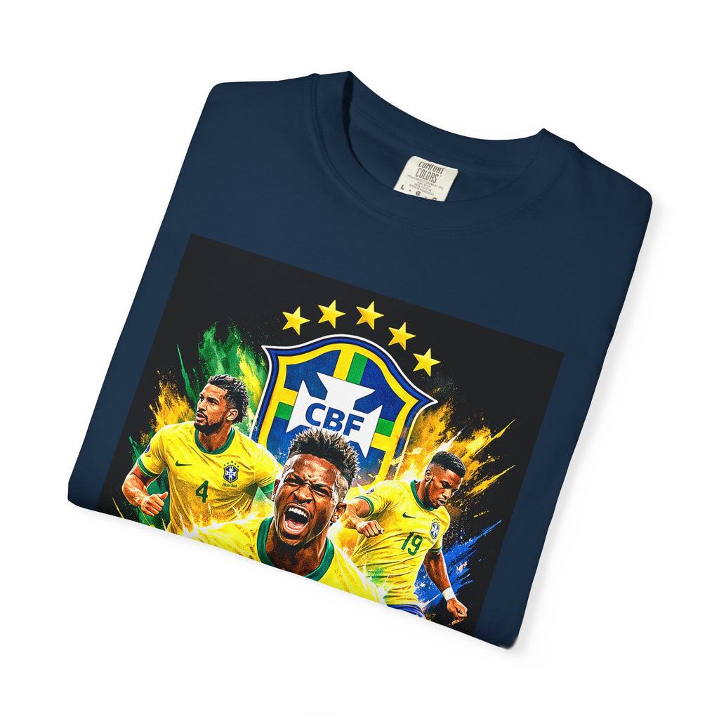 Brazil Soccer Players T-Shirt | 2026 World Cup Back Design, Brasil Flag, Gift for him, Collectible