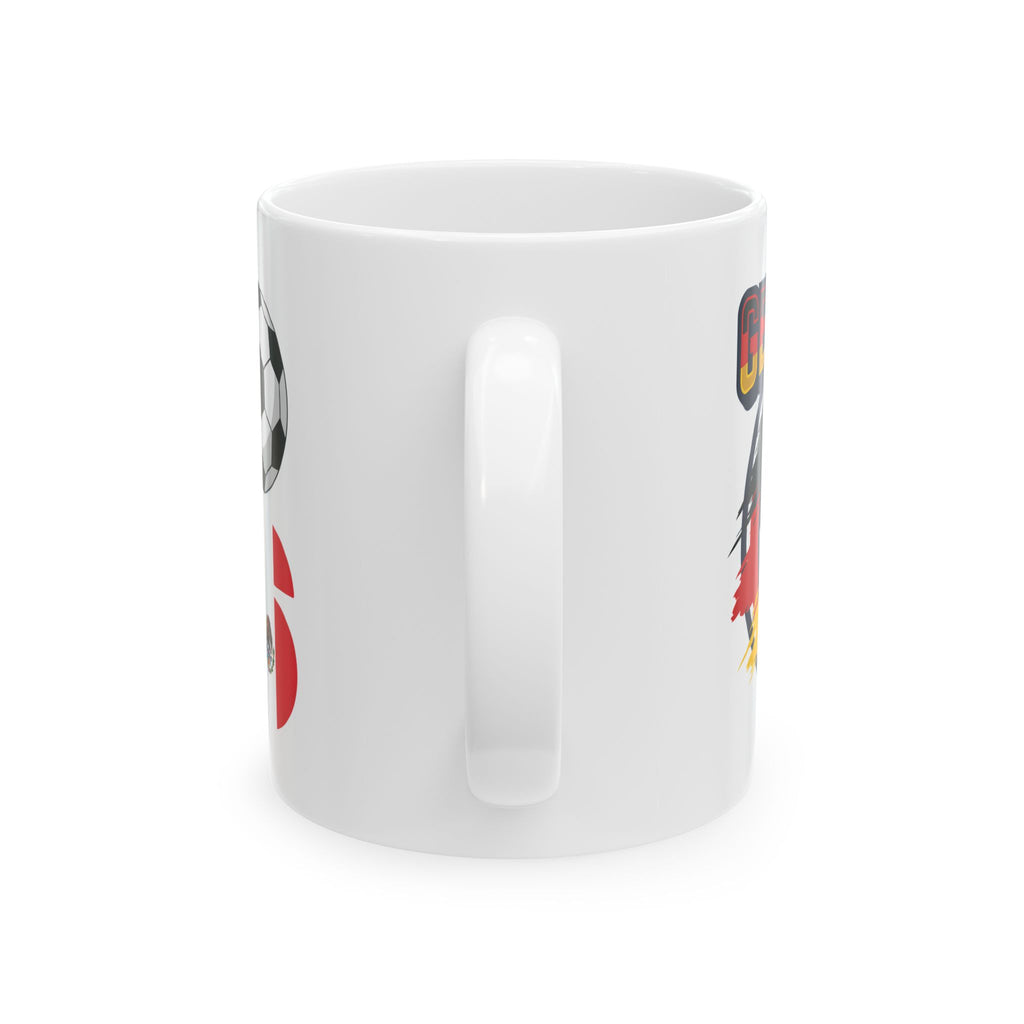 Germany Soccer Crest Mug | International Flags Football Coffee Cup, World Cup 2026 Mugs