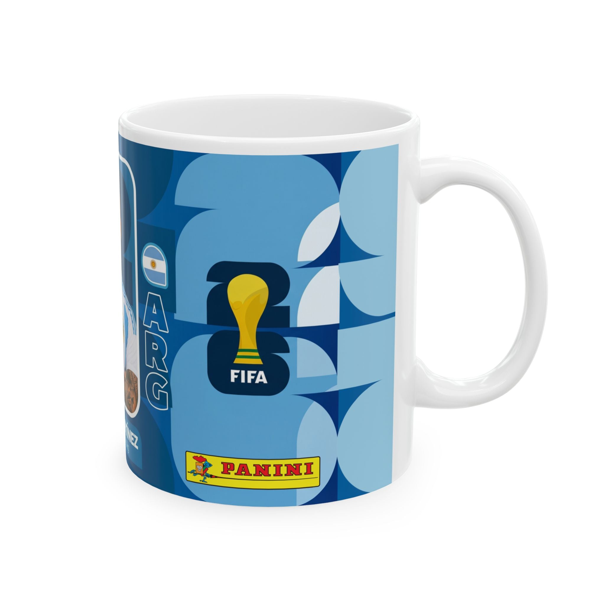 Argentina Soccer Player Lautaro Martínez Mug —  Ceramic Coffee Cup (11oz/15oz), World Cup 2026