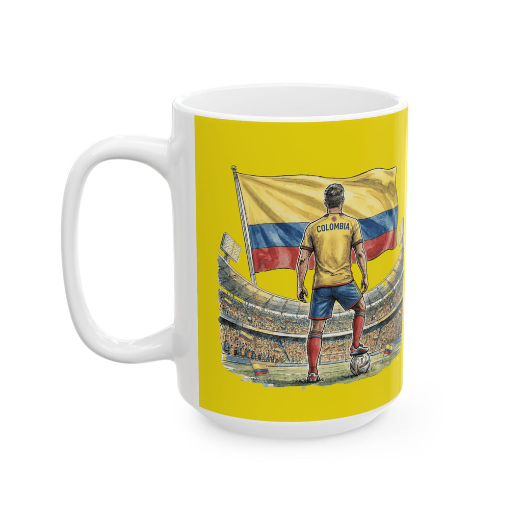 Colombia World Cup 2026 Soccer Mug, Ceramic Mug, Colombia Flag, Gift For Dad