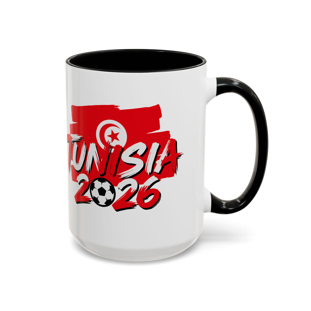 Tunisia 2026 Soccer Logo Mug | World Cup Fan Coffee Mug, Soccer World Cup 2026, Gift for Dad