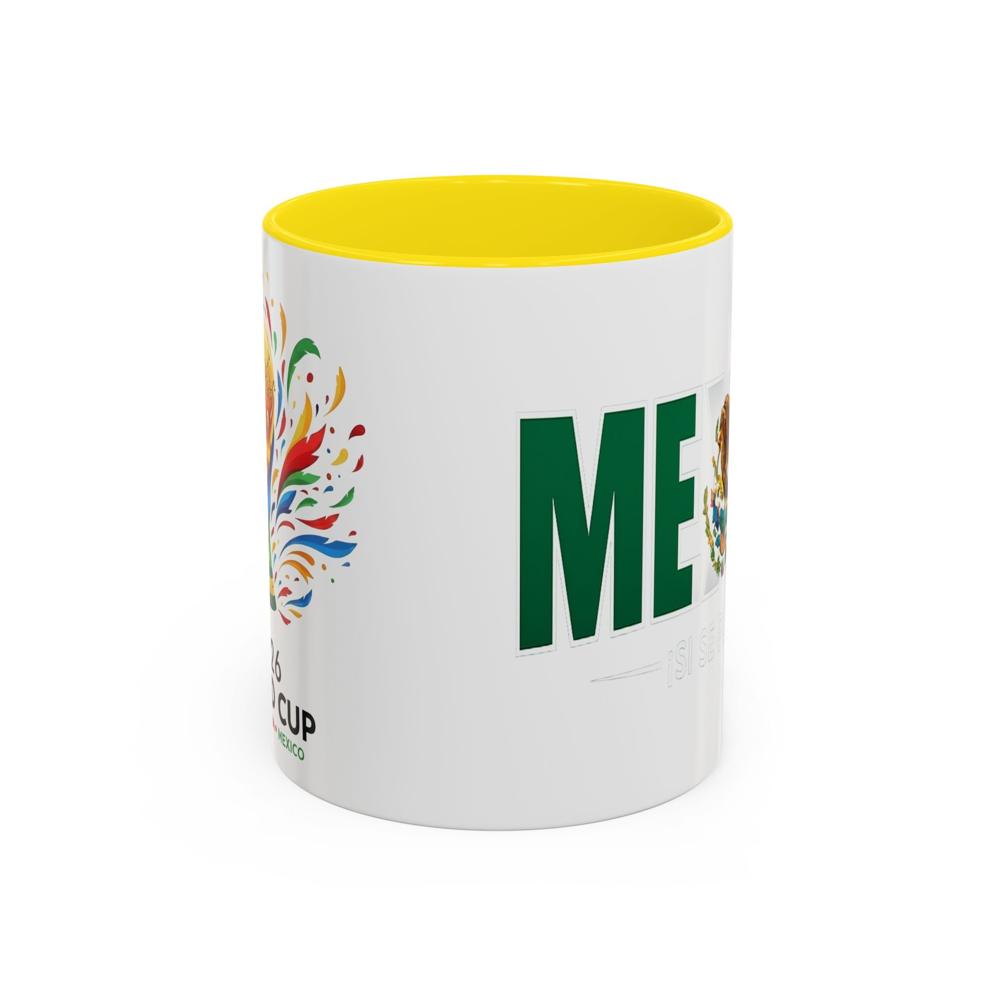 Mexico Coffee Mug | Accent Coffee Cup 11oz 15oz, World Cup 2026, Gift for Dad, Mexican Flag
