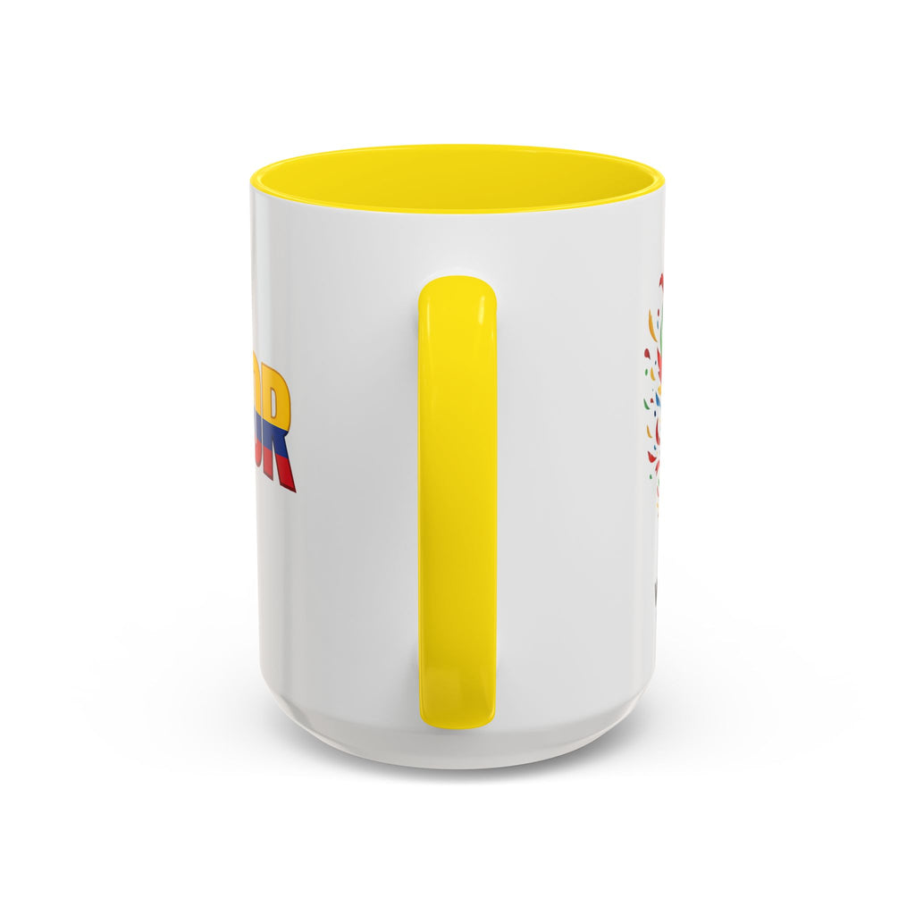 Ecuador Flag Text mug | Accent Coffee Mug (11/15oz), World Cup 2026, Gift for Dad, Father Day