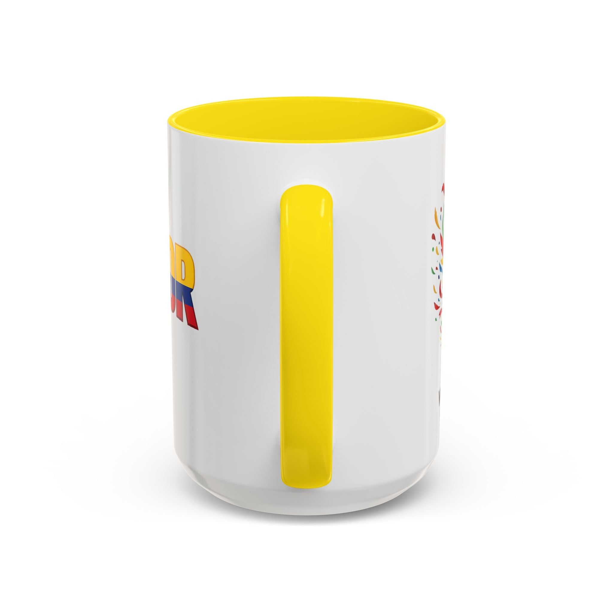 Ecuador Flag Text mug | Accent Coffee Mug (11/15oz), World Cup 2026, Gift for Dad, Father Day