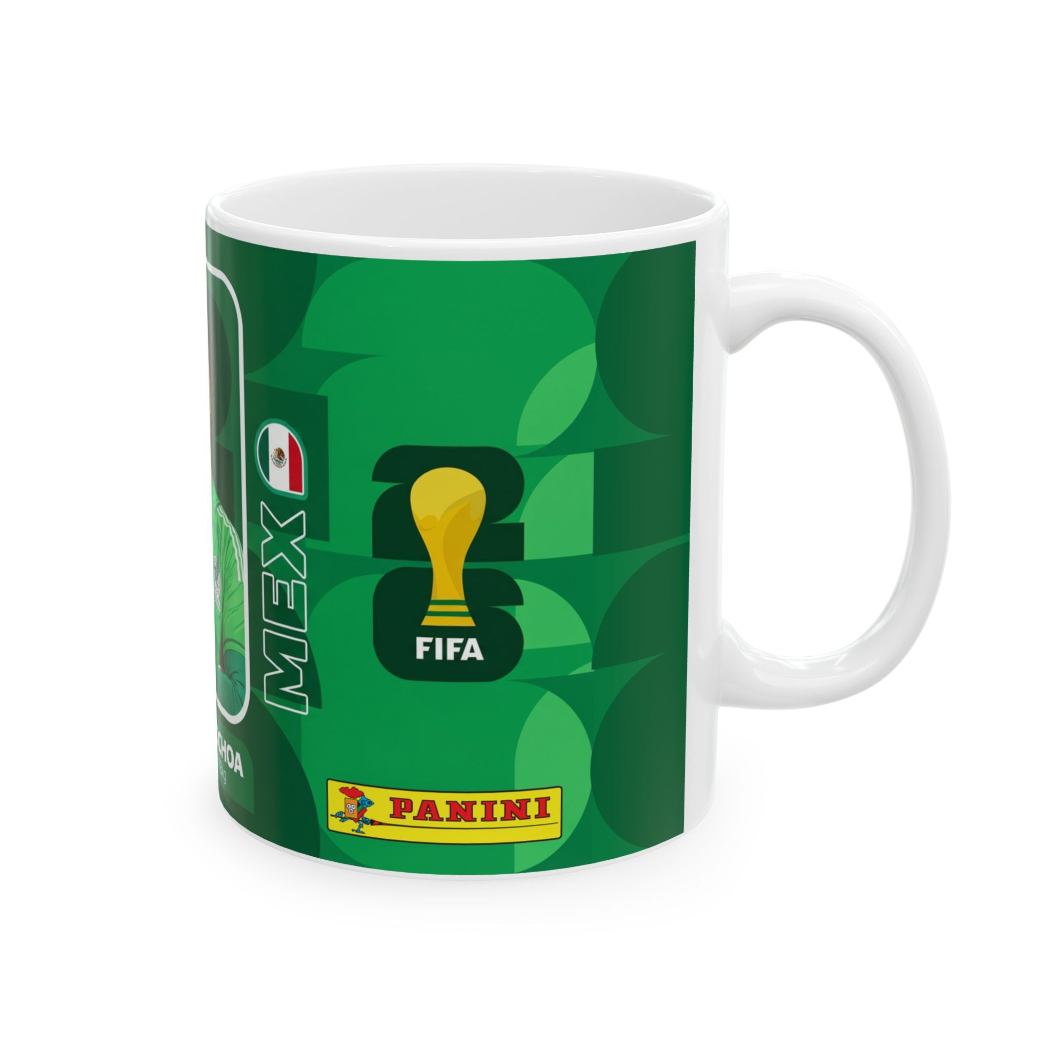 Mexico Soccer Player Guillermo Ochoa Mug – Ceramic Coffee Cup (11oz, 15oz), World Cup 2026 Mugs