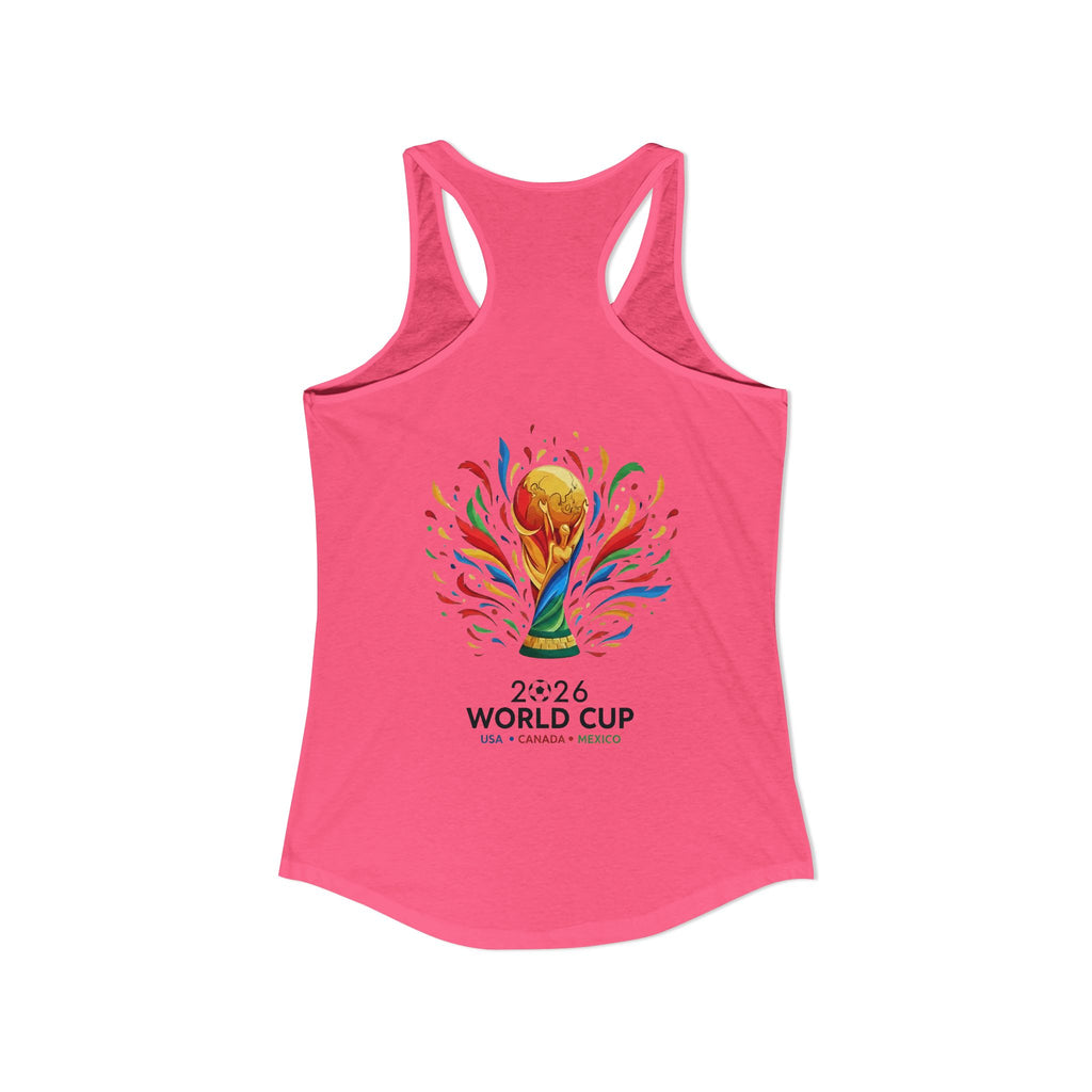 USA Women's Ideal Racerback Tank, Mother's Day Sale, World Cup 2026 Tank, Gift For Mom