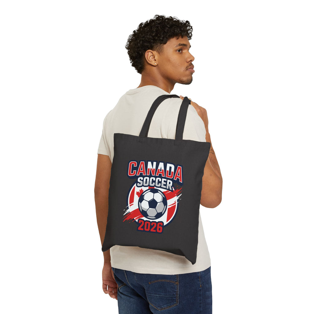 Canada Soccer 2026 Tote Bag, World Cup Logo Canvas Tote, Mother's Day Gift