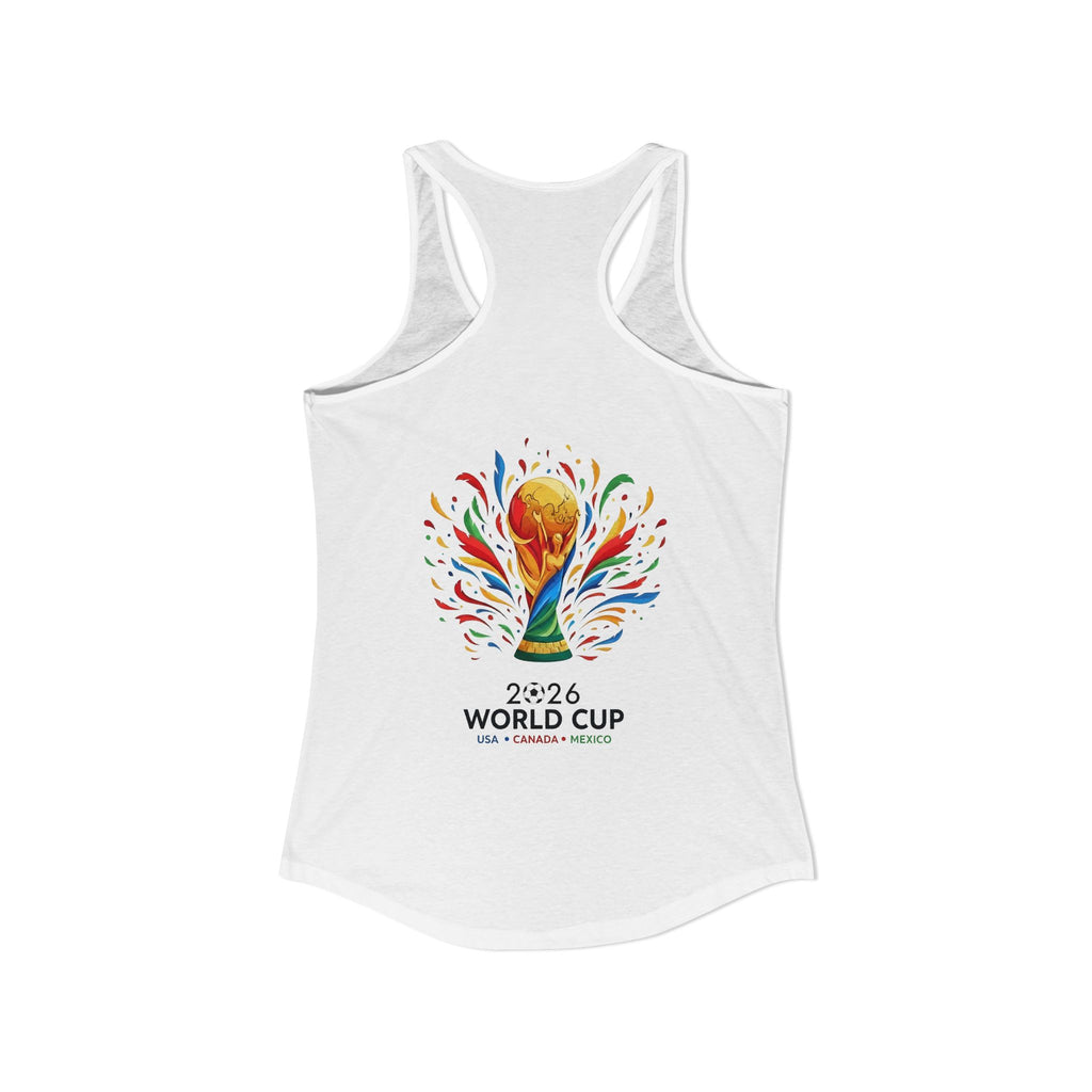 Brazil Women's Ideal Racerback Tank, Mother's Day Sale, World Cup 2026 Tank Top, Gift For Mom