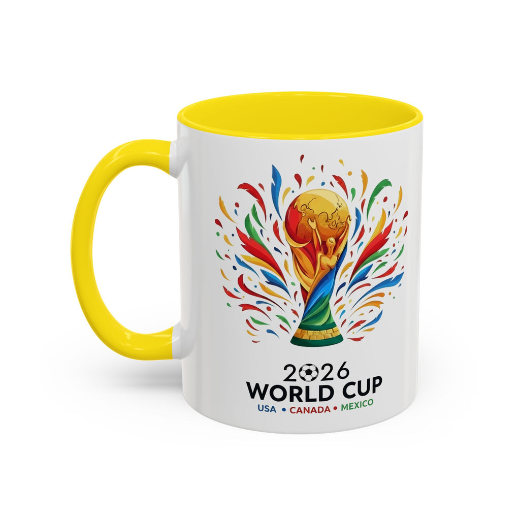 Norway 2026 Soccer Flag Accent Coffee Mug | 11oz 15oz, World Cup 2026, Gift for Dad