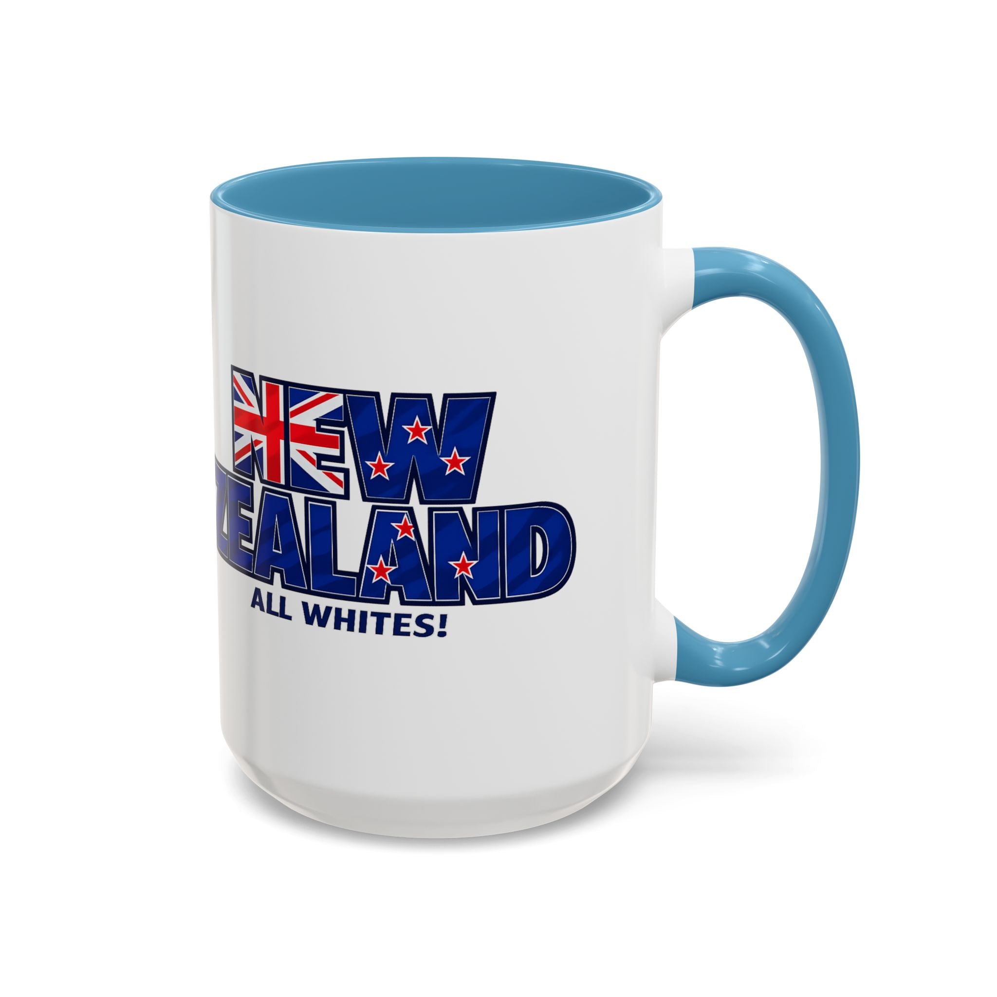 New Zealand All Whites Coffee Mug | Accent 11/15oz, World Cup 2026, Gift for Dad