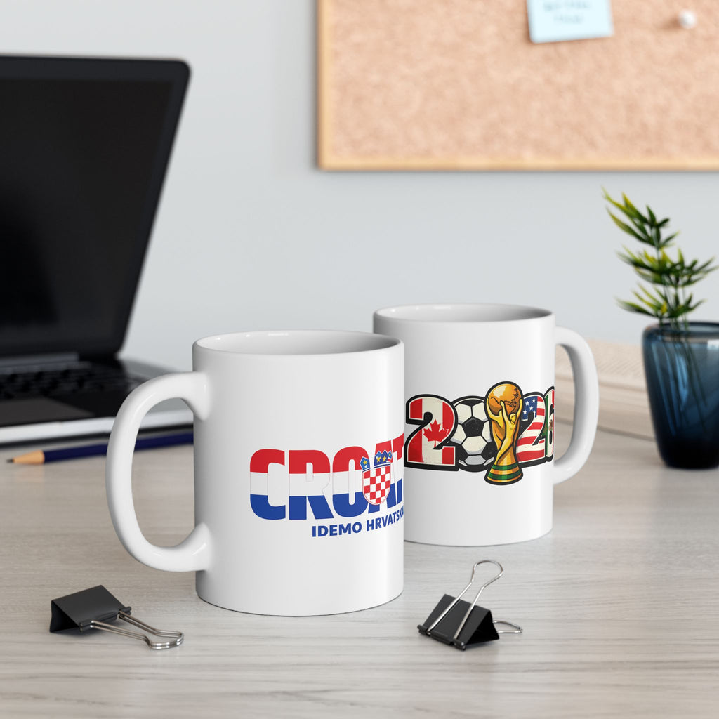 Croatia World Cup 2026 Mug | Croatian Flag Ceramic Mug, Gift For Dad