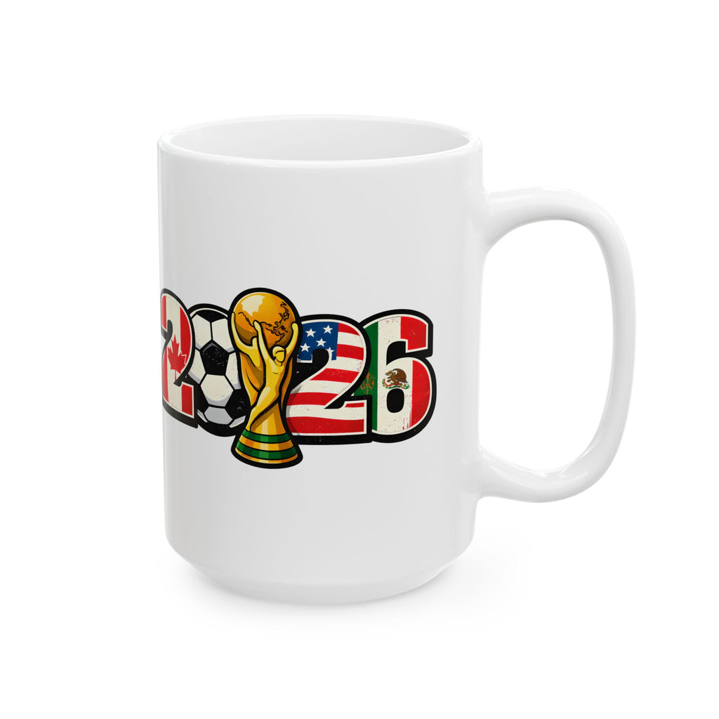 England Soccer World Cup 2026 Mug, Ceramic Cup, England Flag, Sports Gift