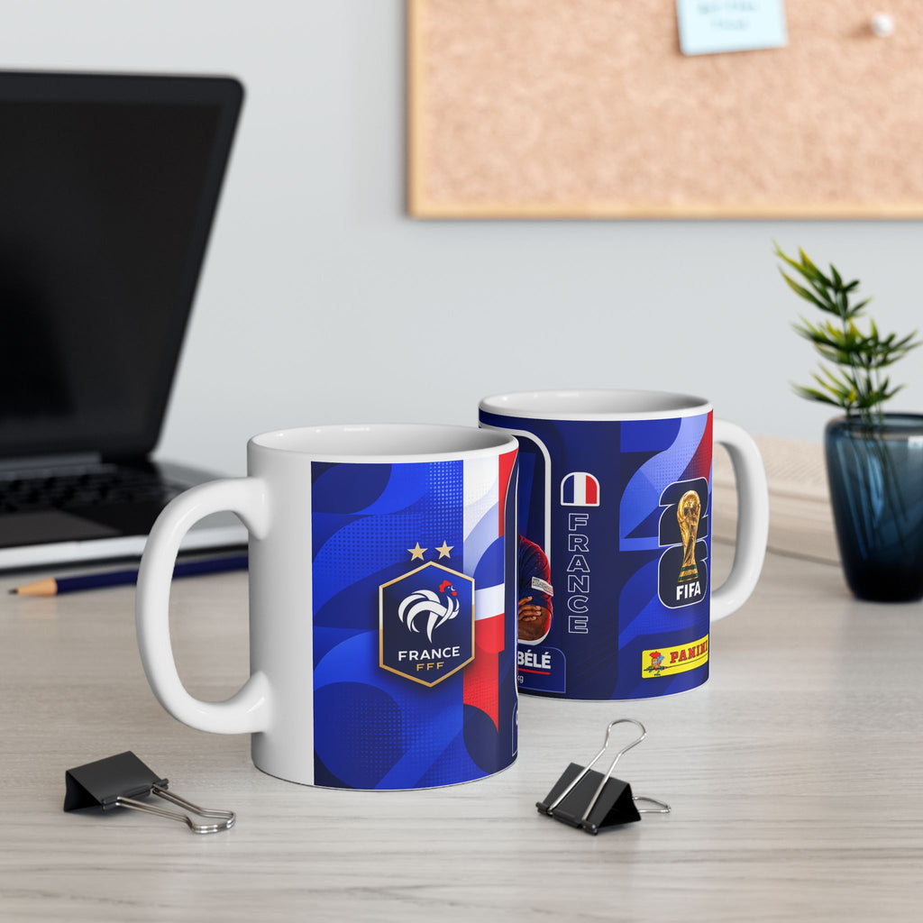 France Soccer Player Dembele Mug — National Team Ceramic Coffee Cup, World Cup 2026 Mugs