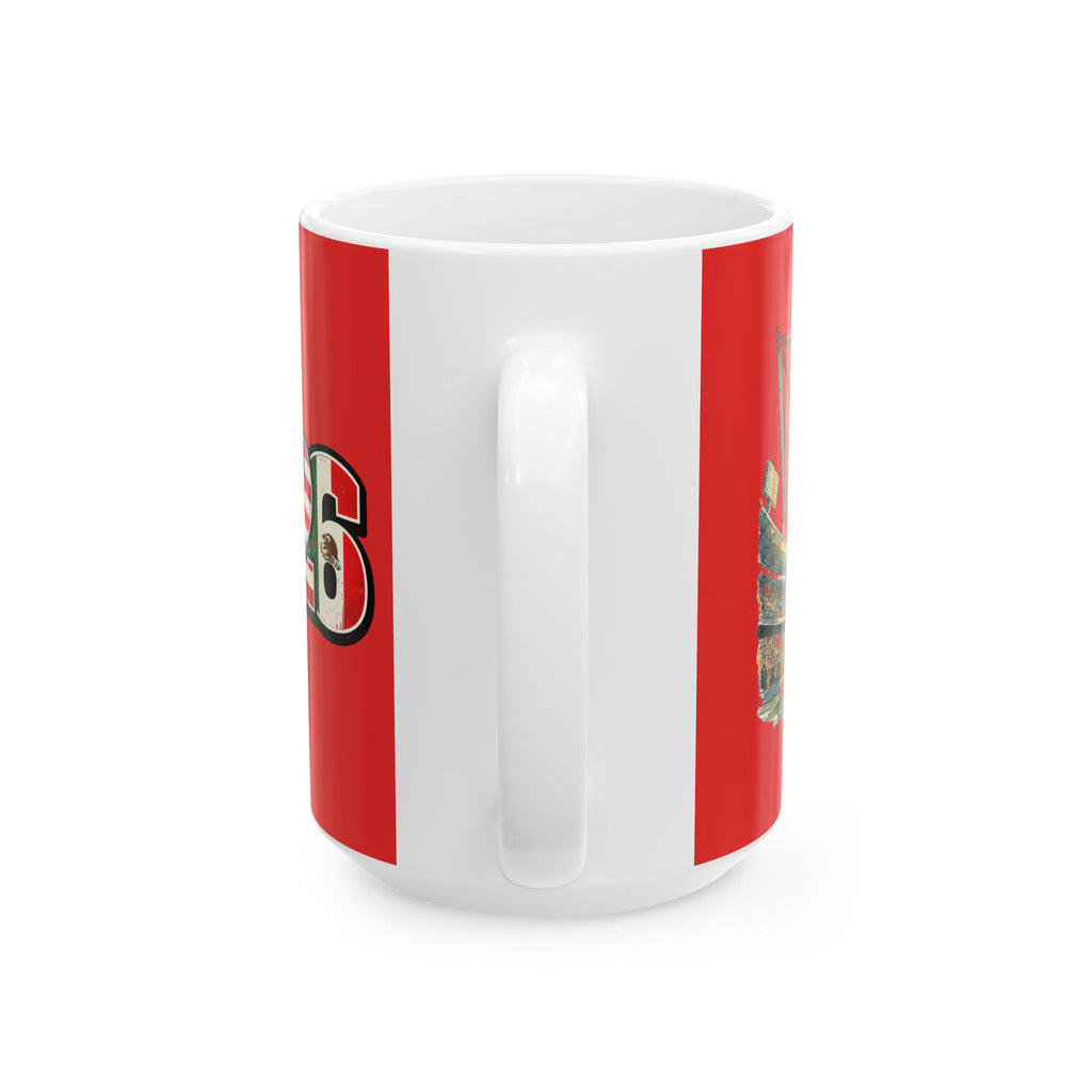 Morocco World Cup 2026 Mug, Red Ceramic Coffee Cup, Morocco Flag, Gift For Soccer Fan