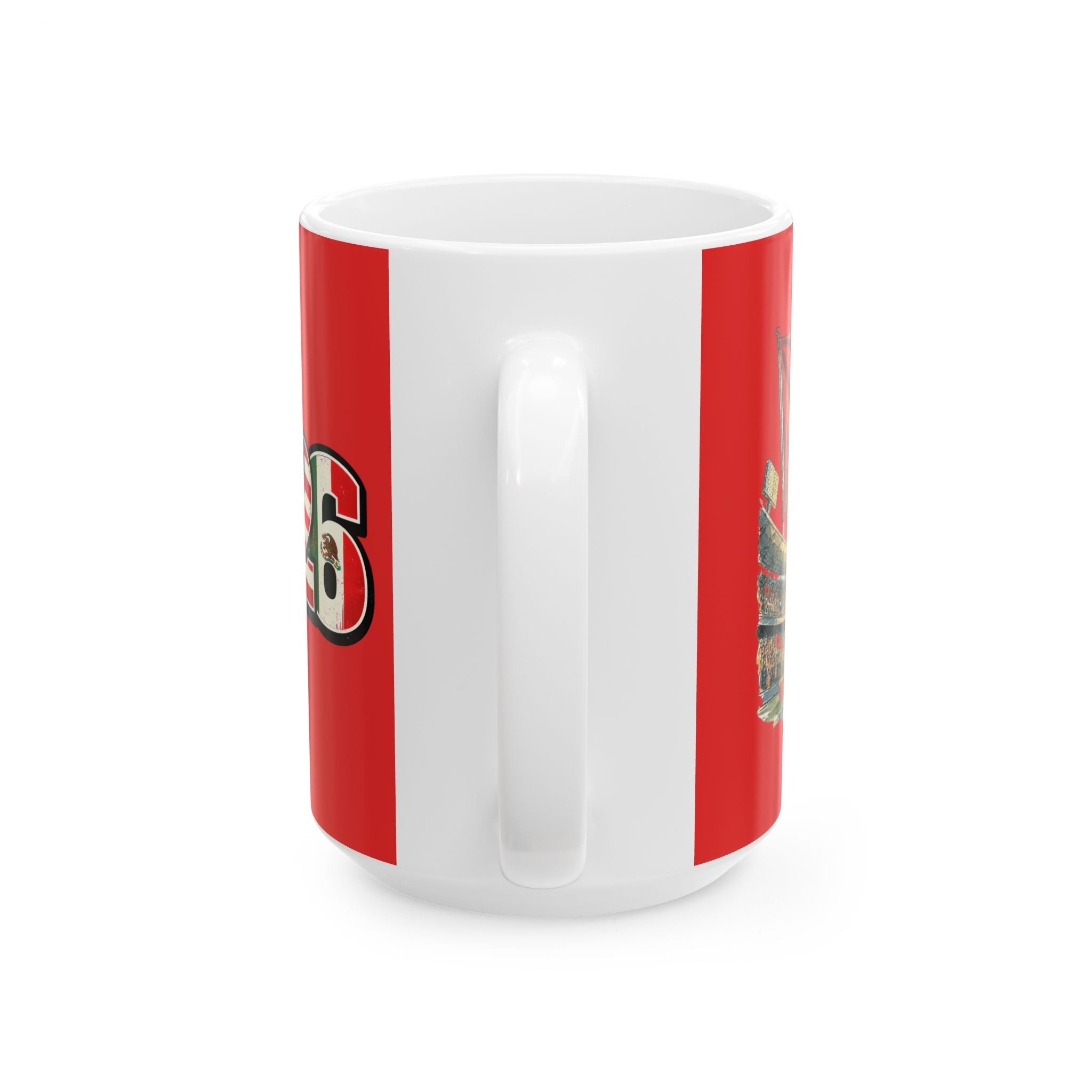 Morocco World Cup 2026 Mug, Red Ceramic Coffee Cup, Morocco Flag, Gift For Soccer Fan