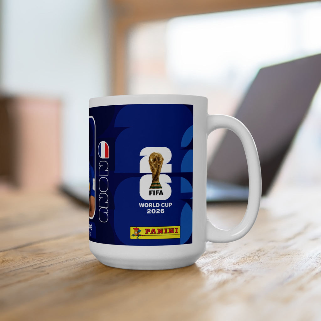 Kylian Mbappé France Football Mug –  Ceramic Coffee Cup (11oz/15oz), World Cup 2026 Mugs