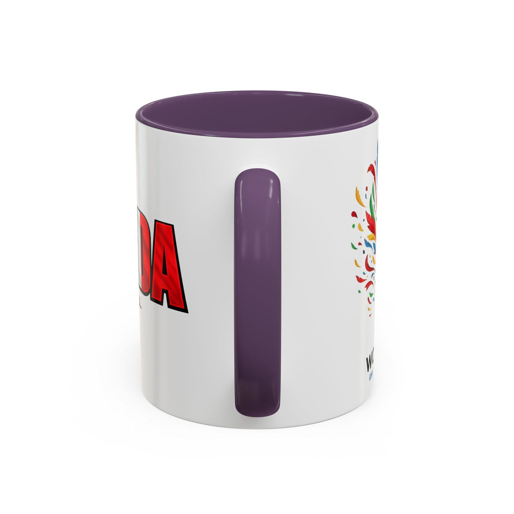 Canada Maple Leaf Text Coffee Mug | We Can. We Will. World Cup 2026, Canada Flag, Gift for Dad