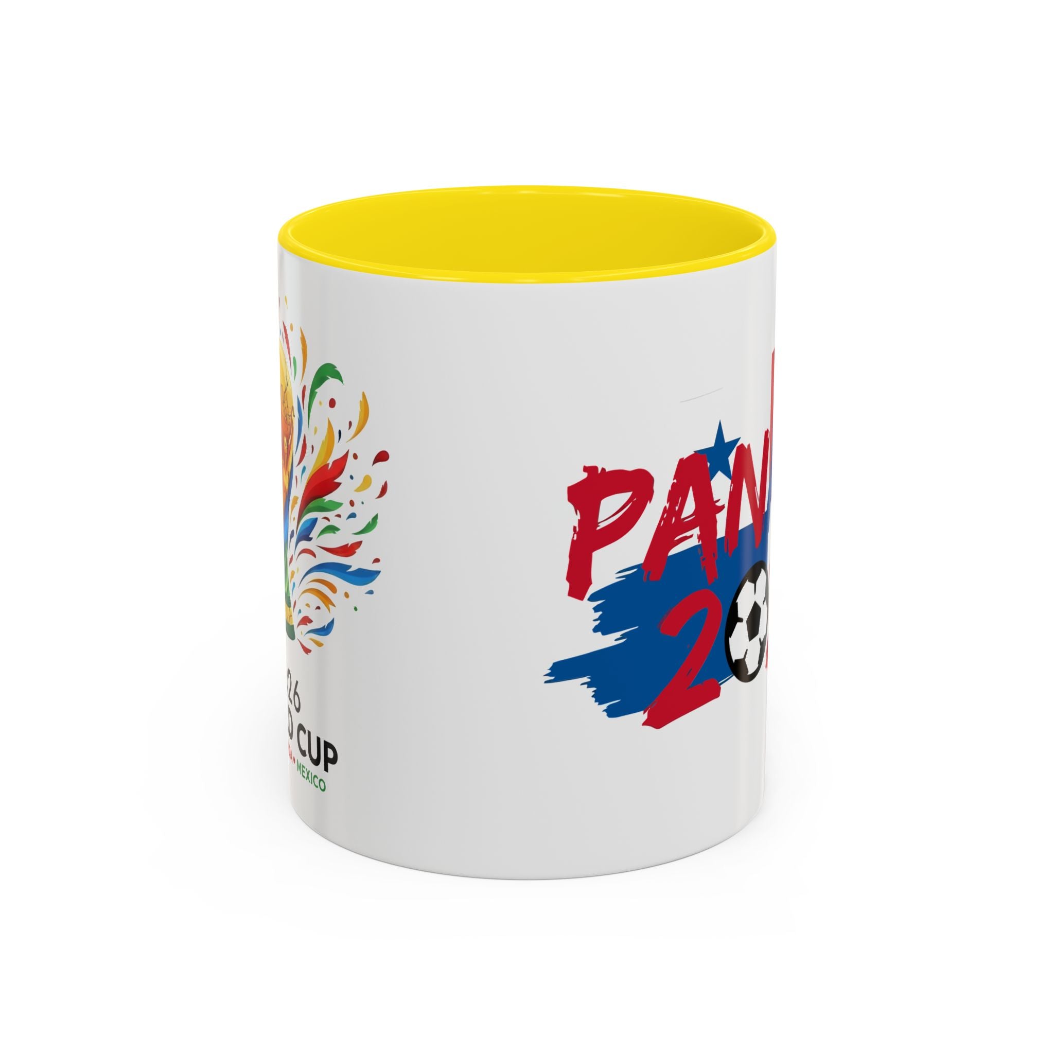 Panama 2026 Soccer Logo Accent Mug | 11oz 15oz, World Cup 2026, Gift for Dad