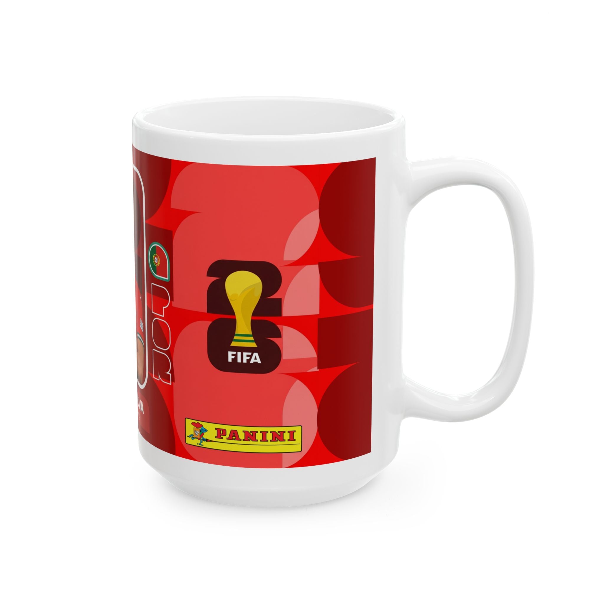 Portugal Bernardo Silva Soccer Player Ceramic Mug (11oz, 15oz), World Cup 2026 Mugs