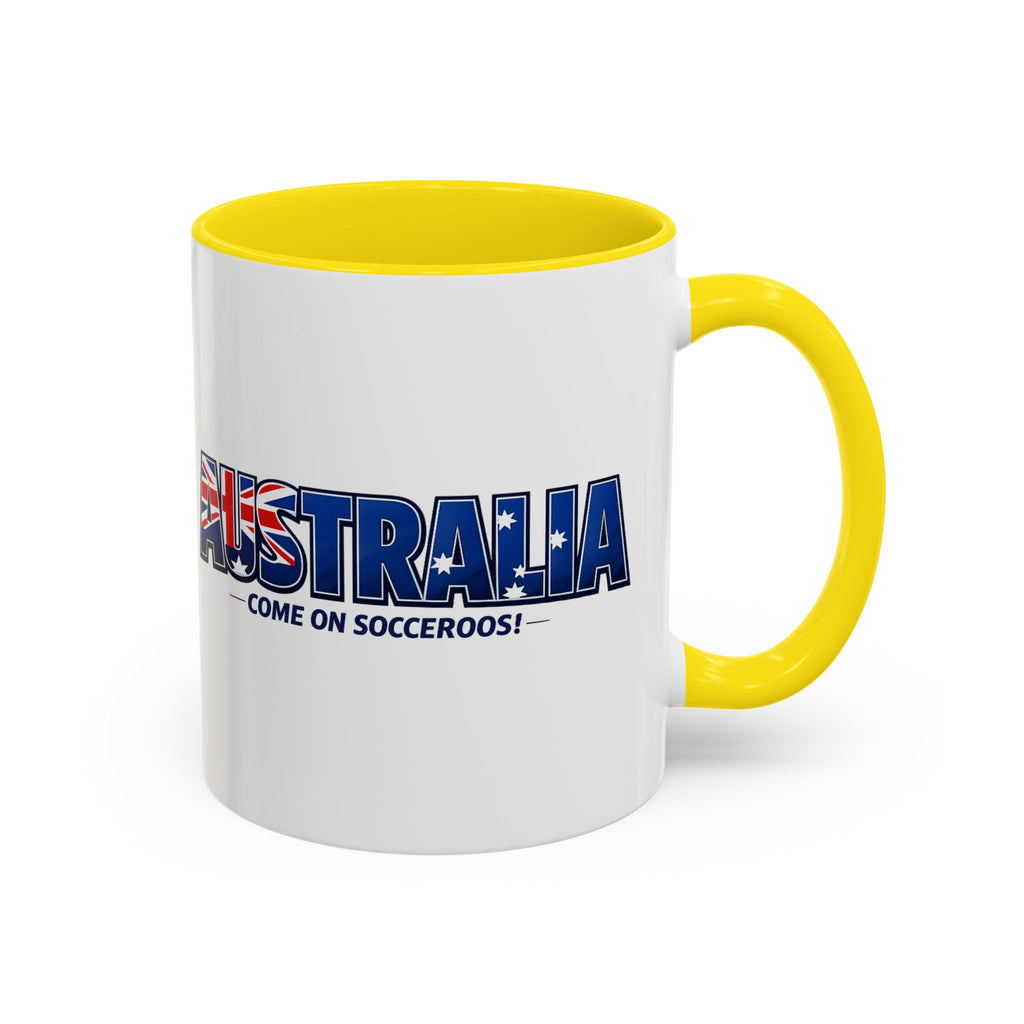 Australia Soccer Cheers Mug | Accent Coffee Mug 11oz 15oz