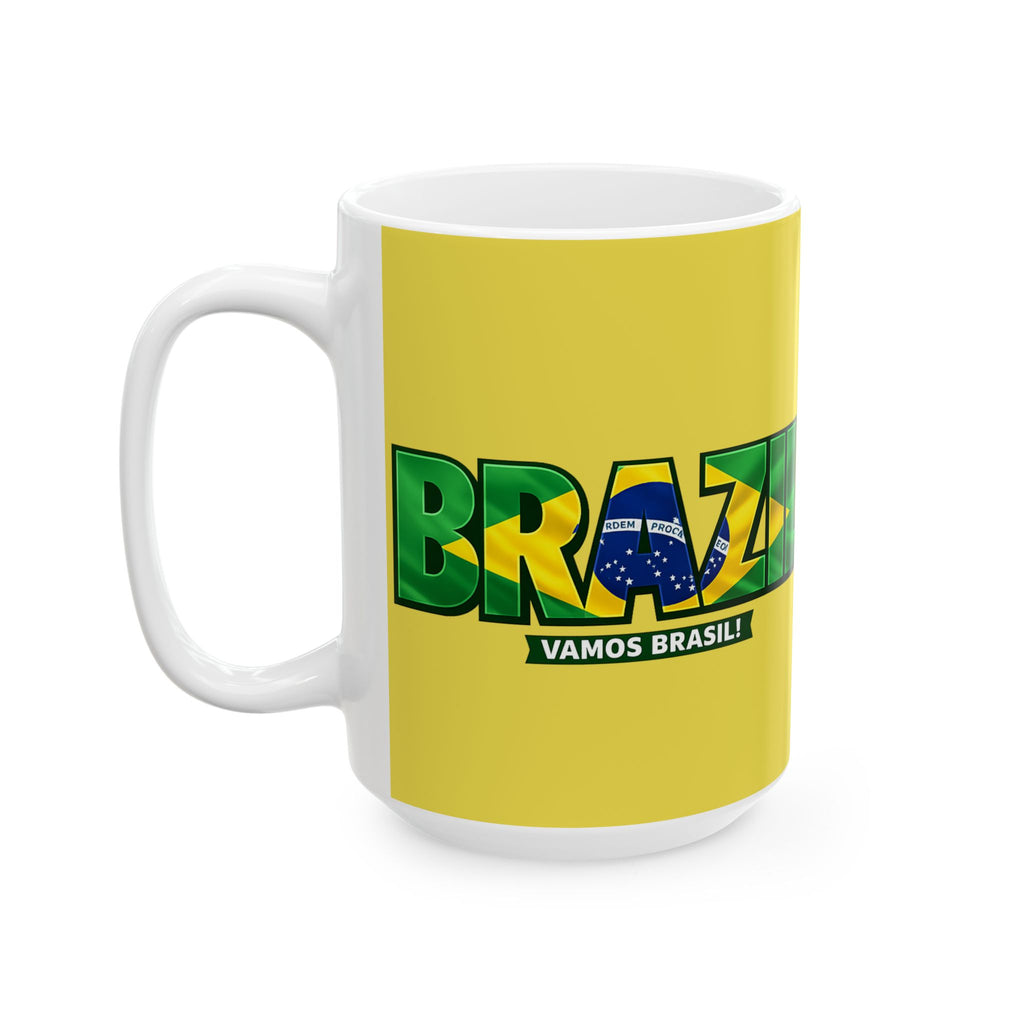 Brazil World Cup 2026 Mug | Fan Coffee Cup, Brazil Flag, Gift For Dad
