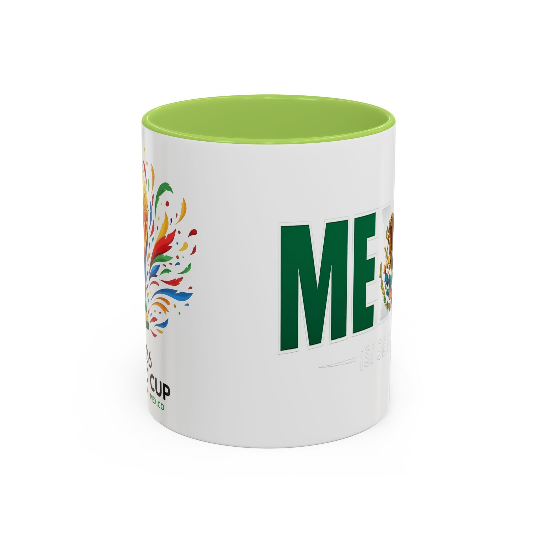 Mexico Coffee Mug | Accent Coffee Cup 11oz 15oz, World Cup 2026, Gift for Dad, Mexican Flag