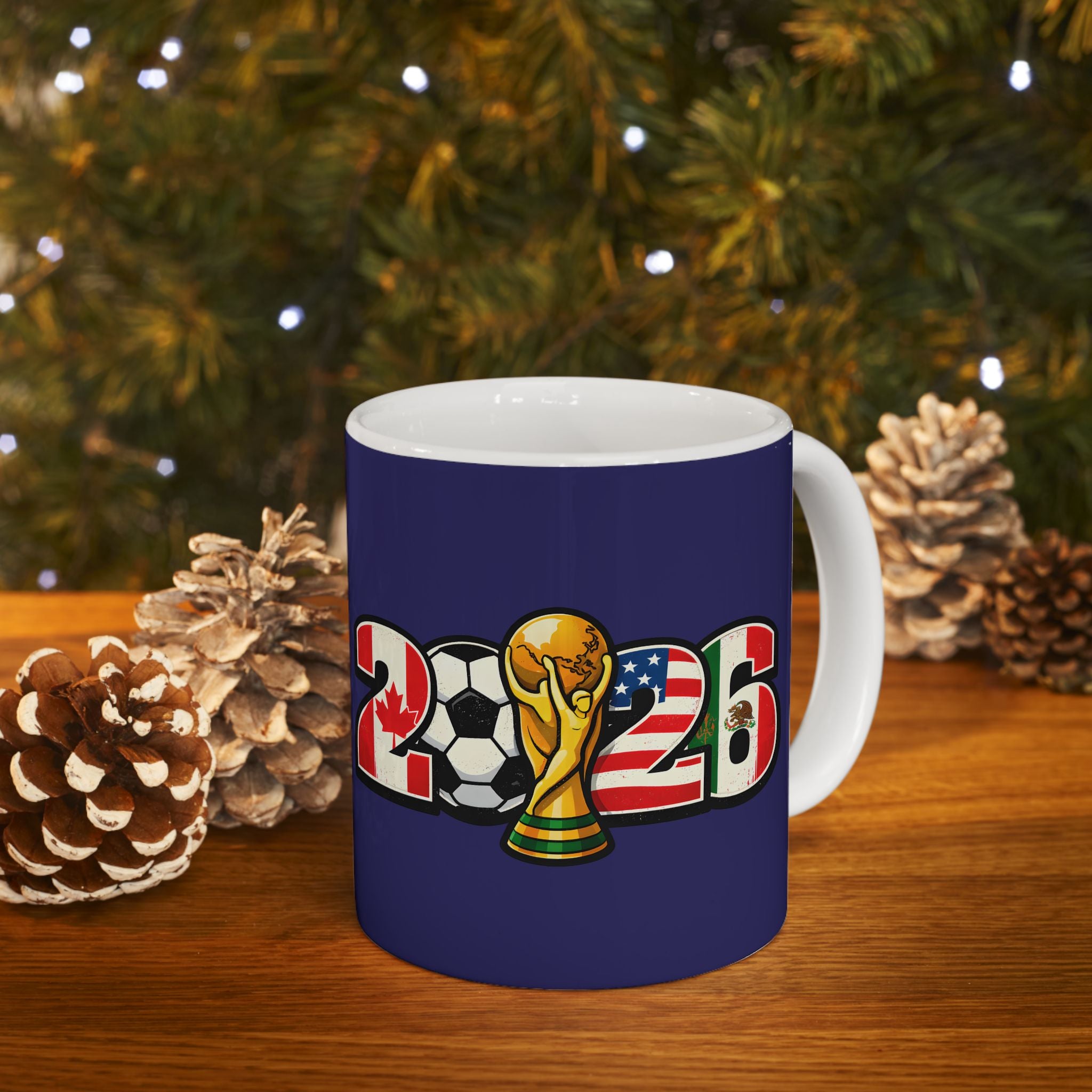 France World Cup 2026 Soccer Fans Mug, France Flag, Ceramic Mug, Gift For Dad