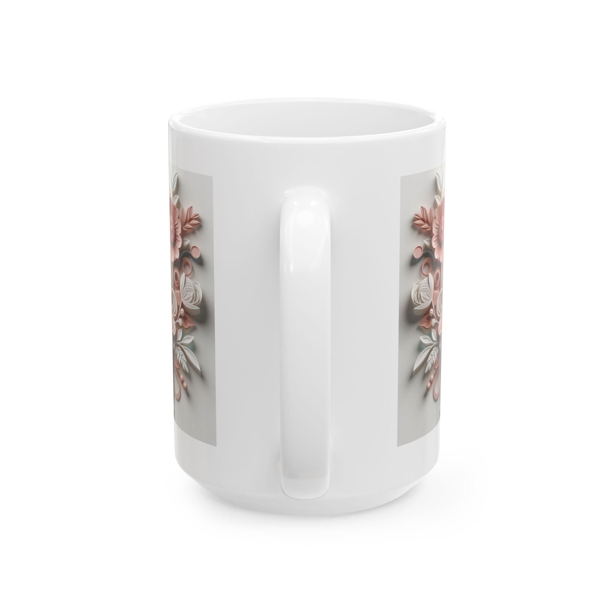 Vintage Angel Illustration Mug | Floral Cherub Ceramic Mug, Mother's Day Sale