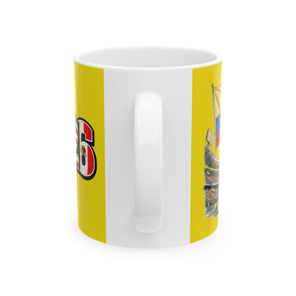 Colombia World Cup 2026 Soccer Mug, Ceramic Mug, Colombia Flag, Gift For Dad