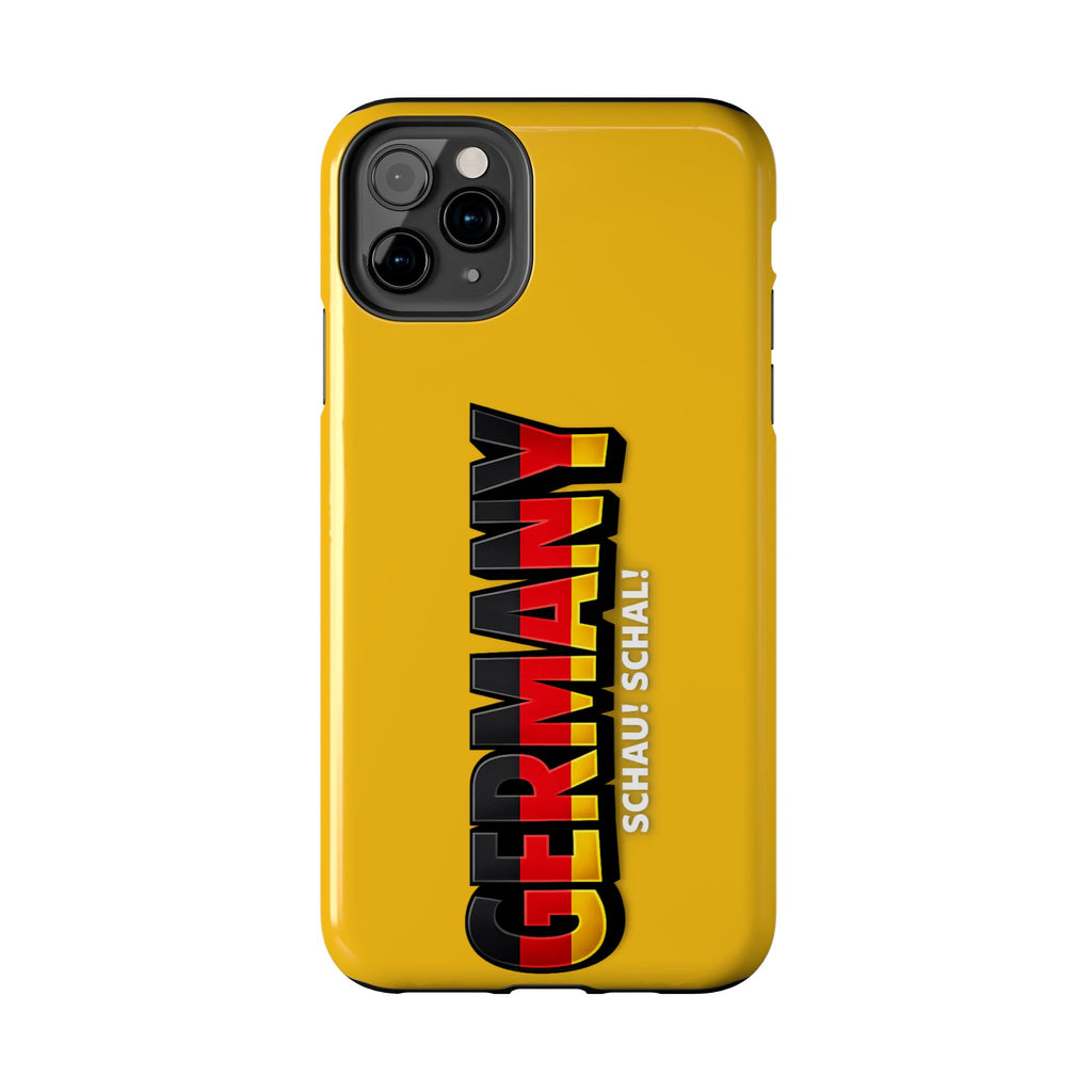 Germany Text Phone Case | Soccer Fan Phone Case, Protective, Glossy, World Cup 2026