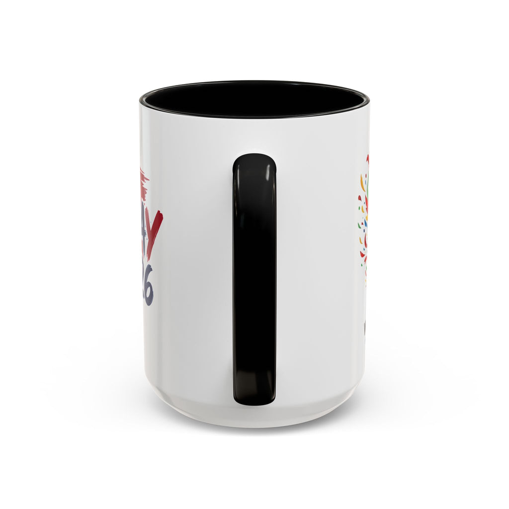 Norway 2026 Soccer Flag Accent Coffee Mug | 11oz 15oz, World Cup 2026, Gift for Dad