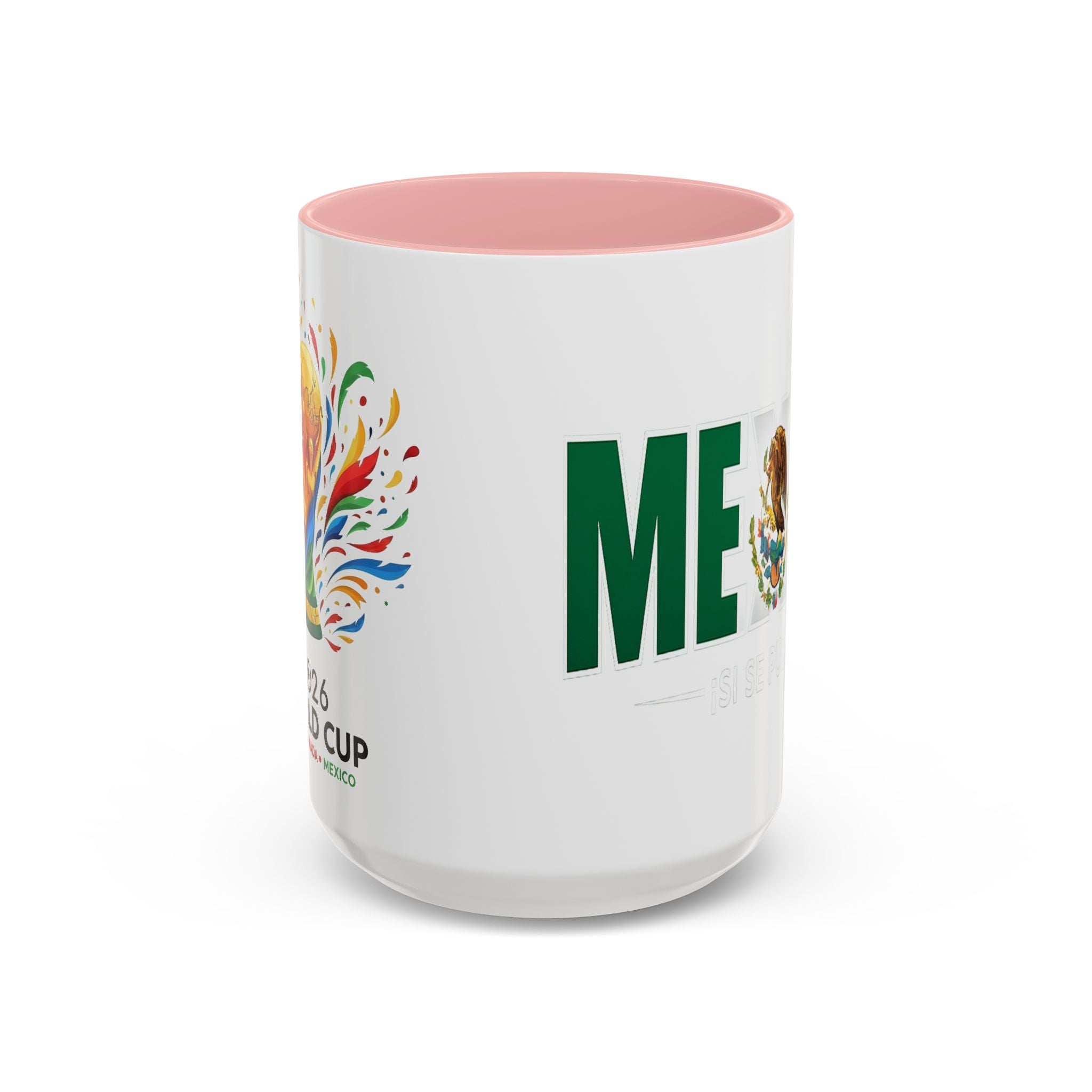 Mexico Coffee Mug | Accent Coffee Cup 11oz 15oz, World Cup 2026, Gift for Dad, Mexican Flag
