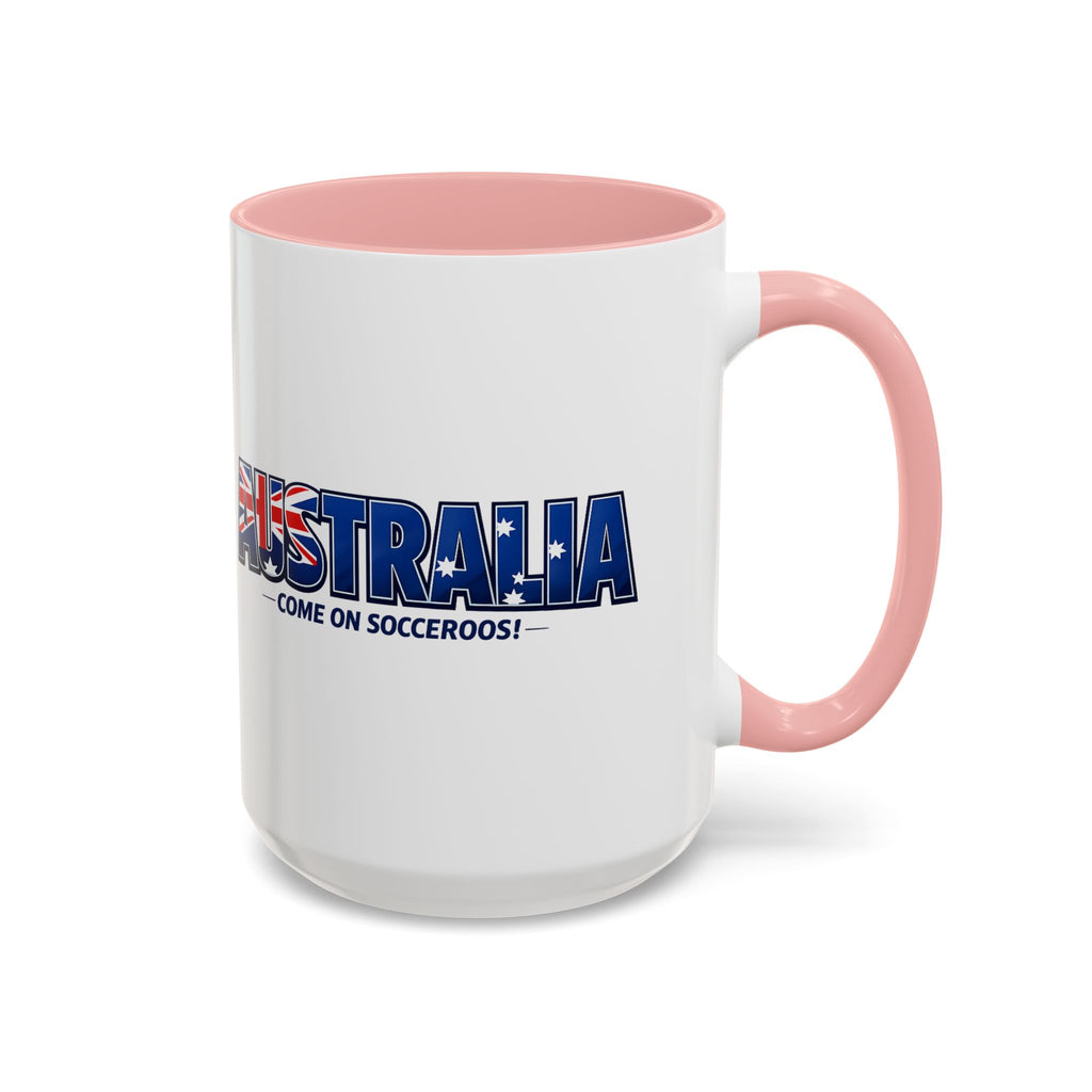 Australia Soccer Cheers Mug | Accent Coffee Mug 11oz 15oz