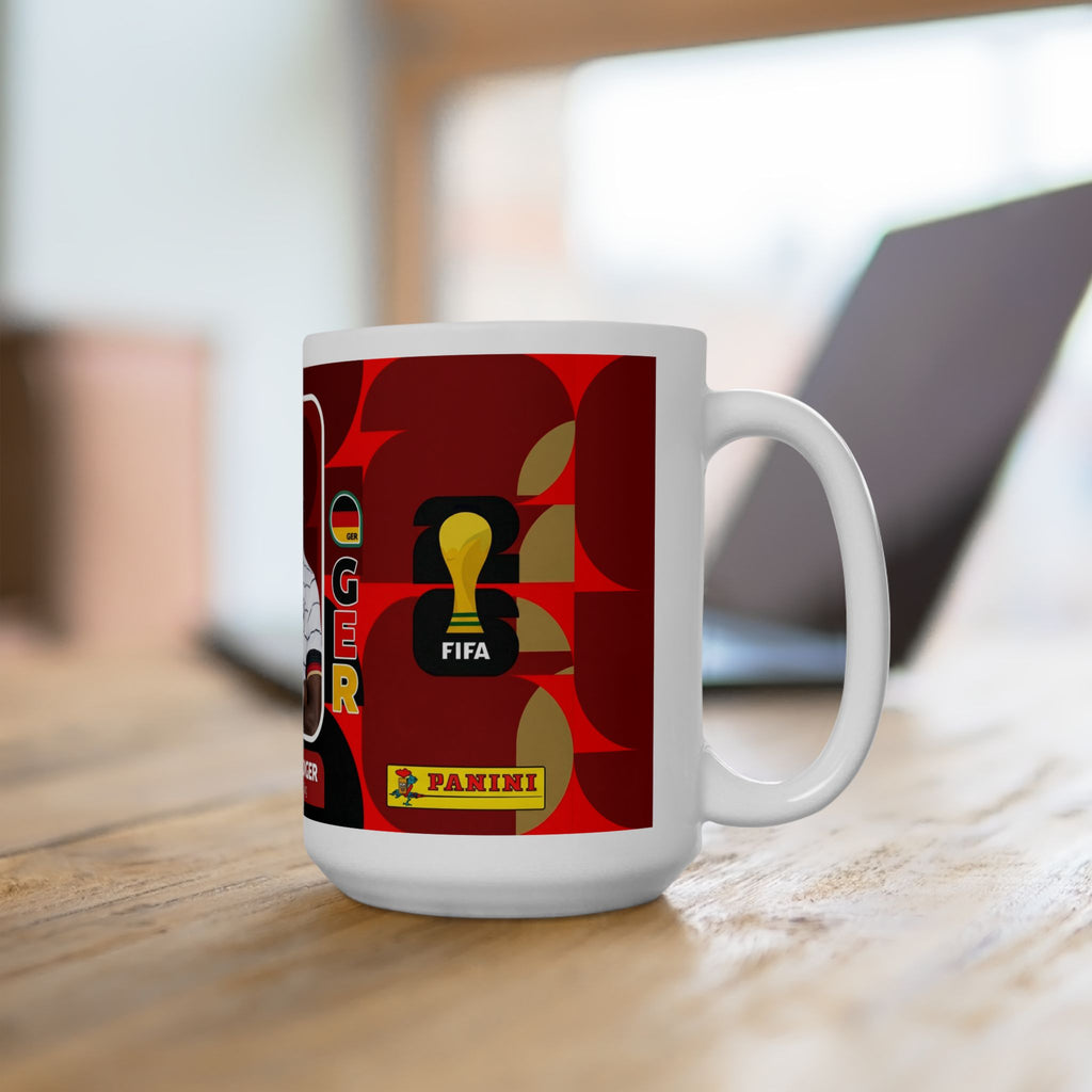 Germany Soccer Player Antonio Rüdiger Mug —  Ceramic  Coffee Cup (11oz, 15oz), World Cup 2026 Mugs