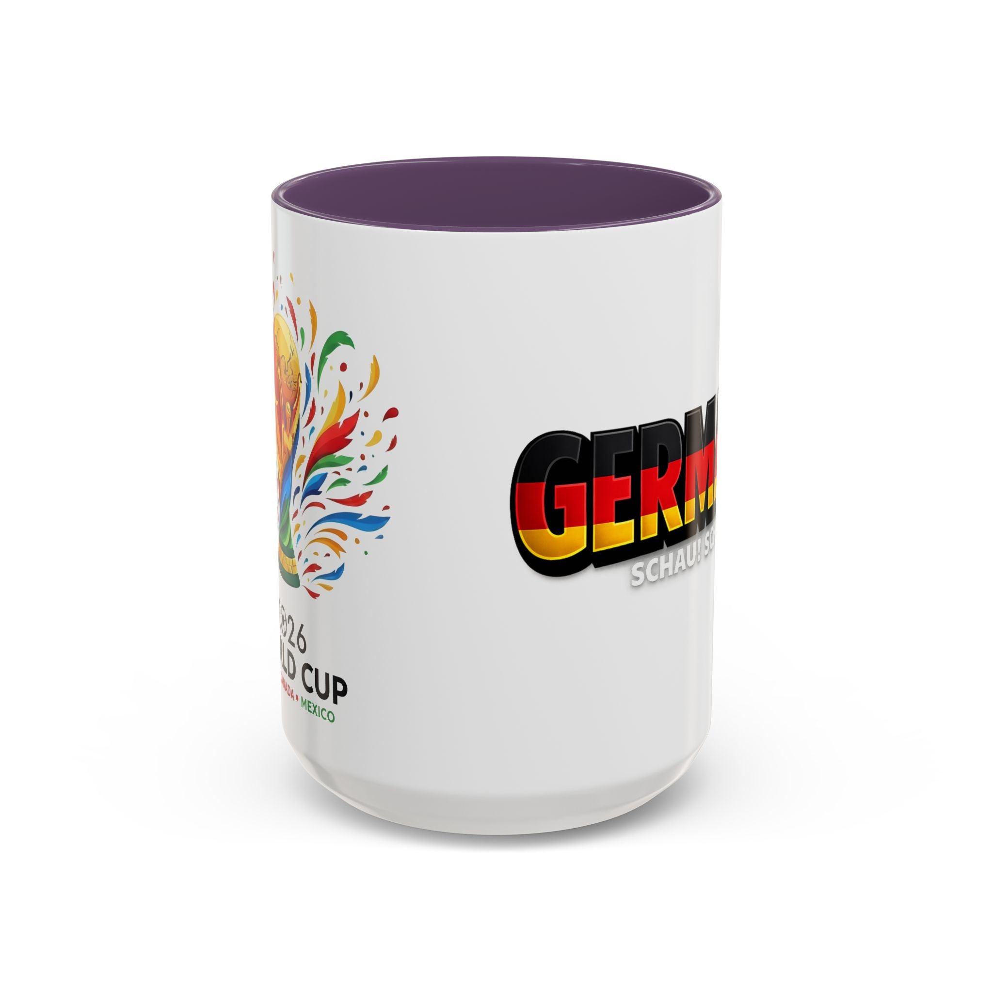 Germany flag text Mug | Accent Coffee Mug 11oz or 15oz, World Cup 2026, Gift for Dad