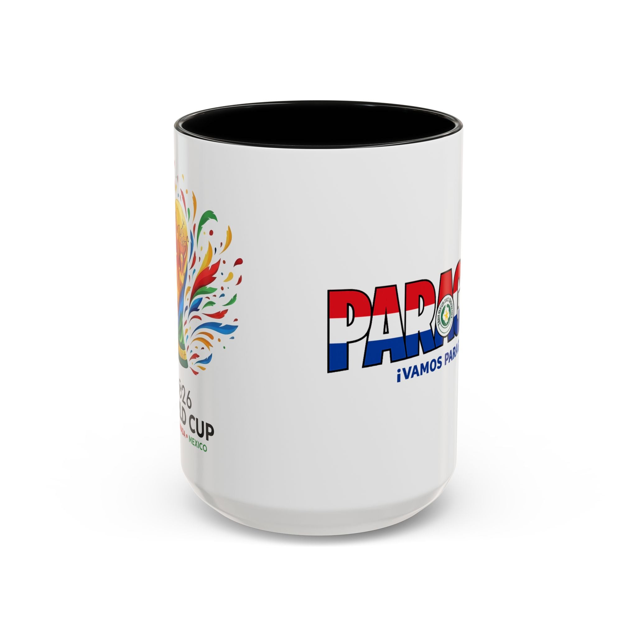 Paraguay Vamos Paraguay Mug | Accent Coffee Mug 11oz or 15oz, Soccer World Cup 2026, Gifts for Dad