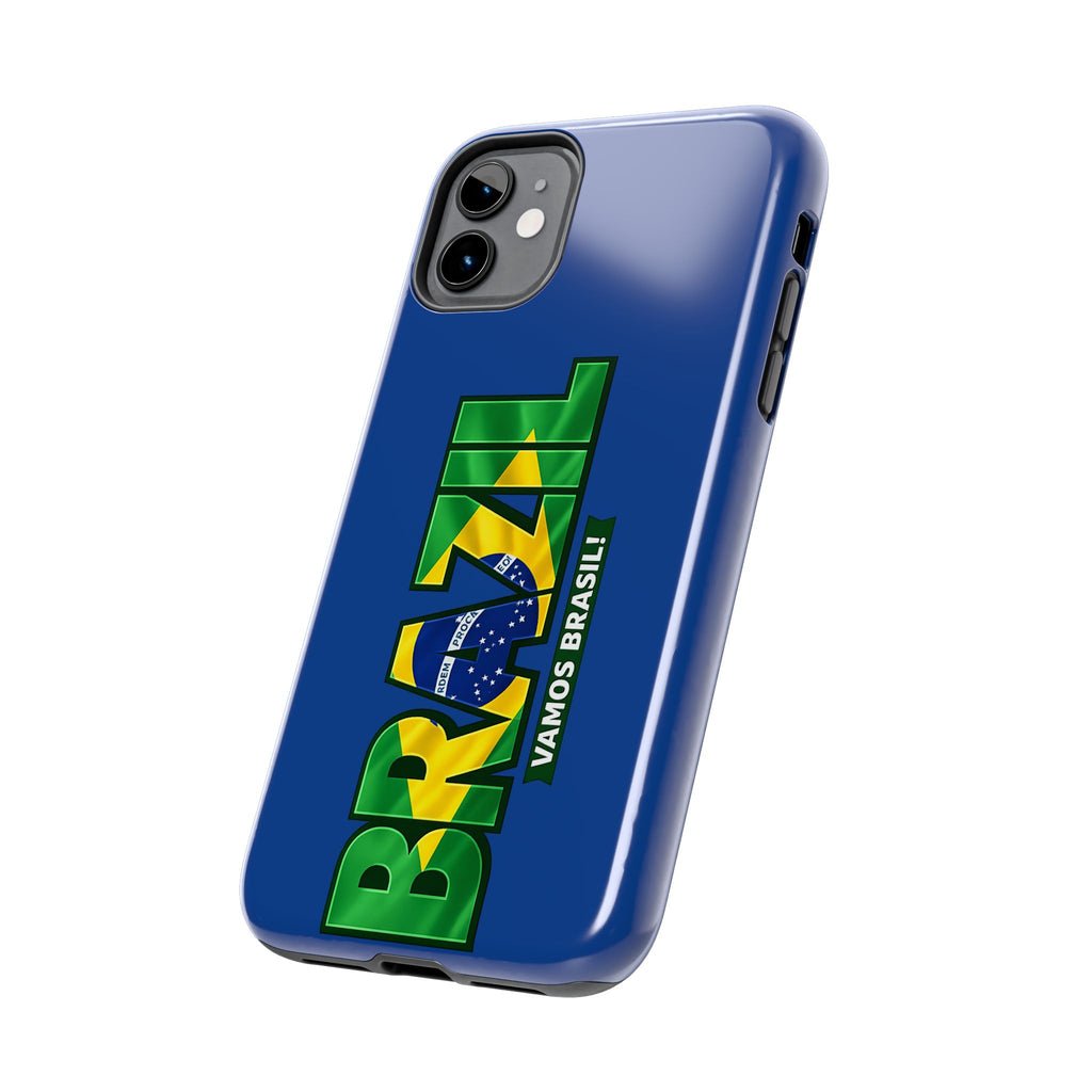 Brazil Soccer Fan Phone Case, Protective, Glossy, World Cup 2026, Tough Cases, Custom Phone Cases