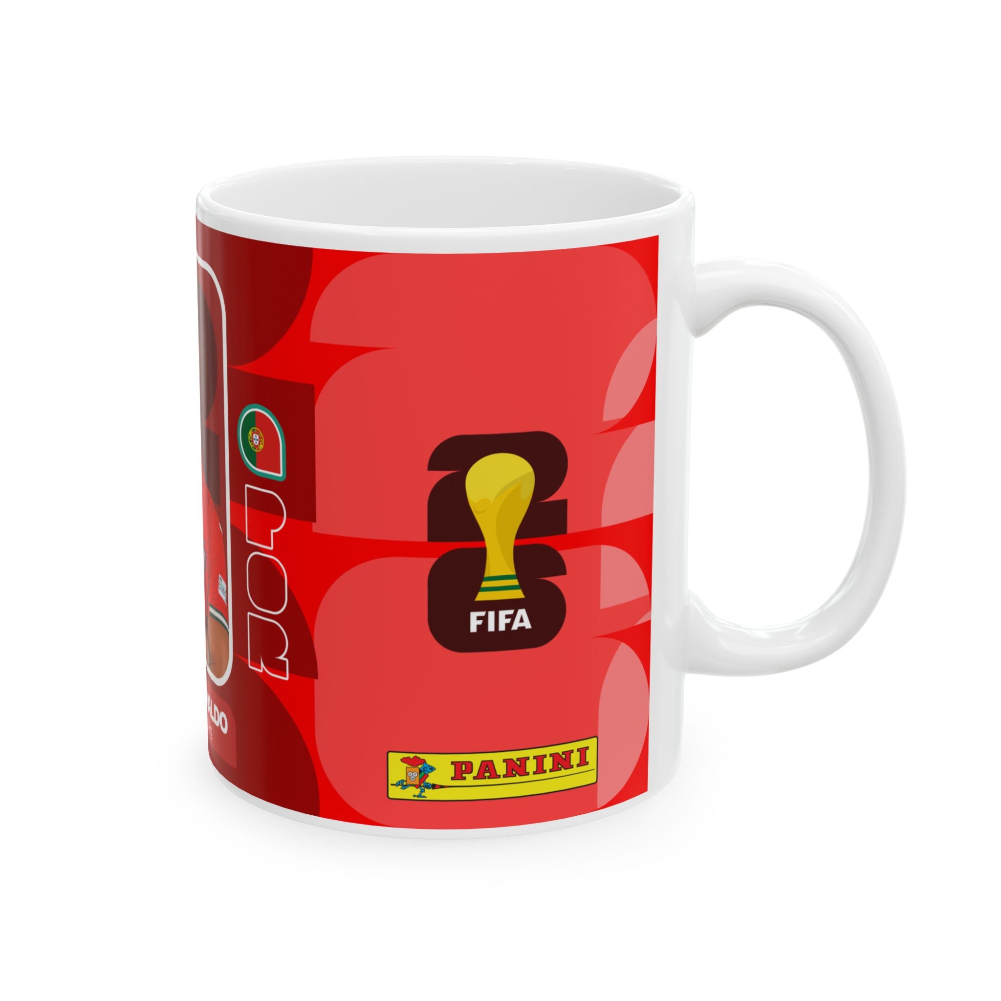 Cristiano Ronaldo Portugal Soccer Mug — Ceramic Coffee Cup (11oz/15oz), World Cup 2026 Mugs