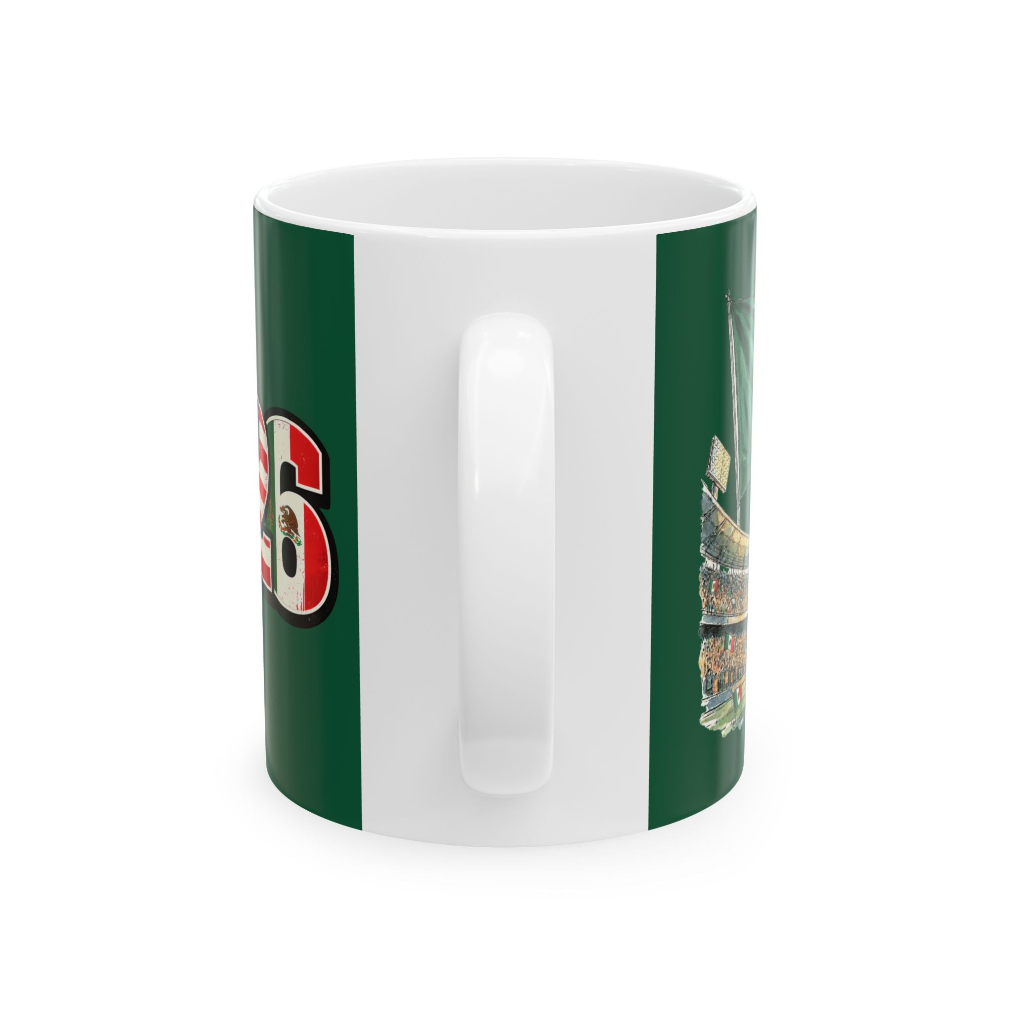Mexico World Cup 2026 Soccer Mug, Ceramic Cup, Mexico Flag, Gift For Soccer Fan