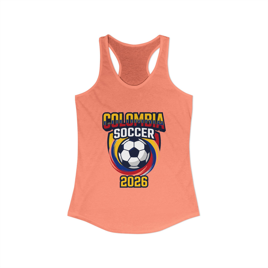 Colombia World Cup 2026 Racerback Tank | Colombia Soccer Tank Top, Mother's Day Sale