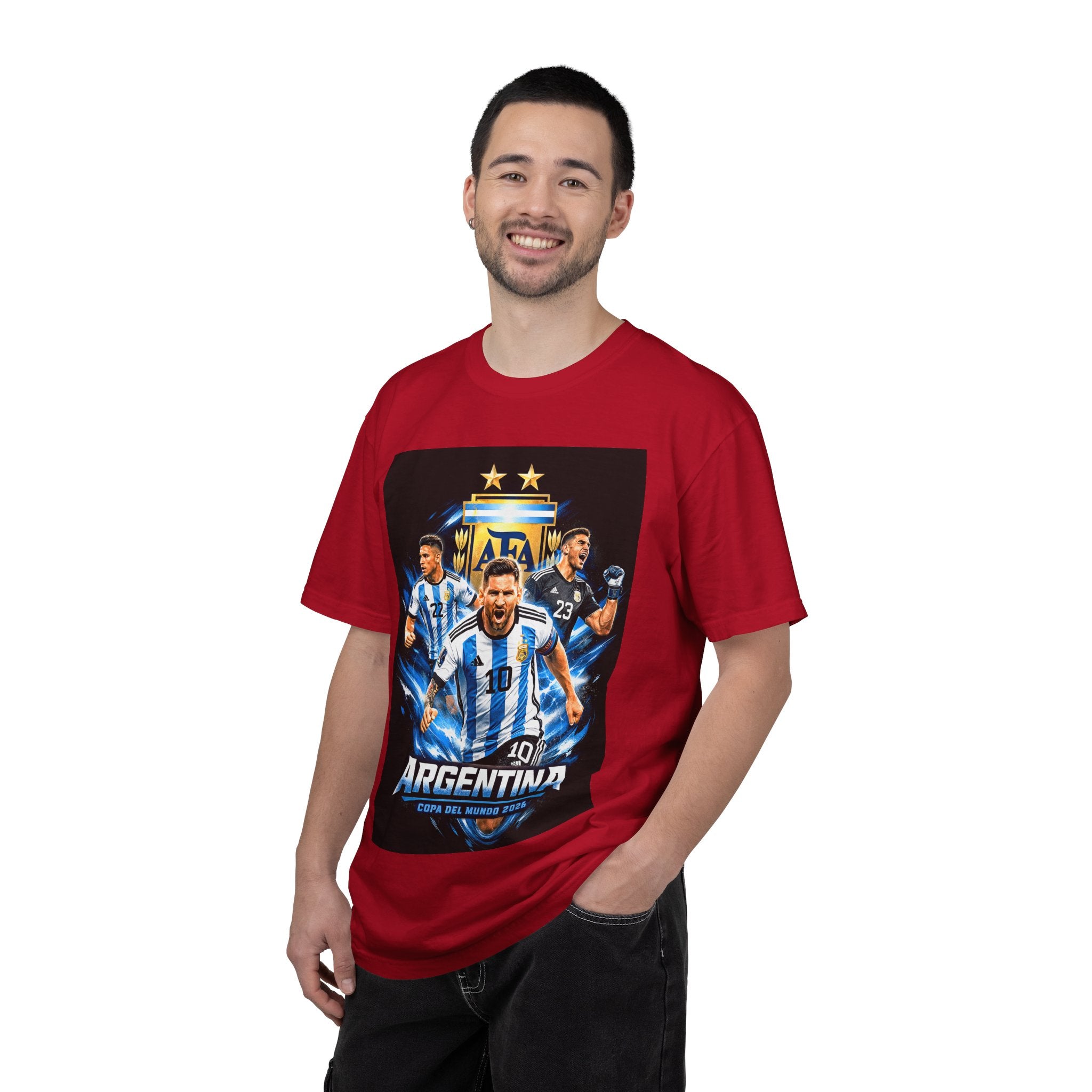 Argentina Soccer Players T-Shirt | 2026 World Cup Back Print, Argentina Flag, Gift for him, Collectible