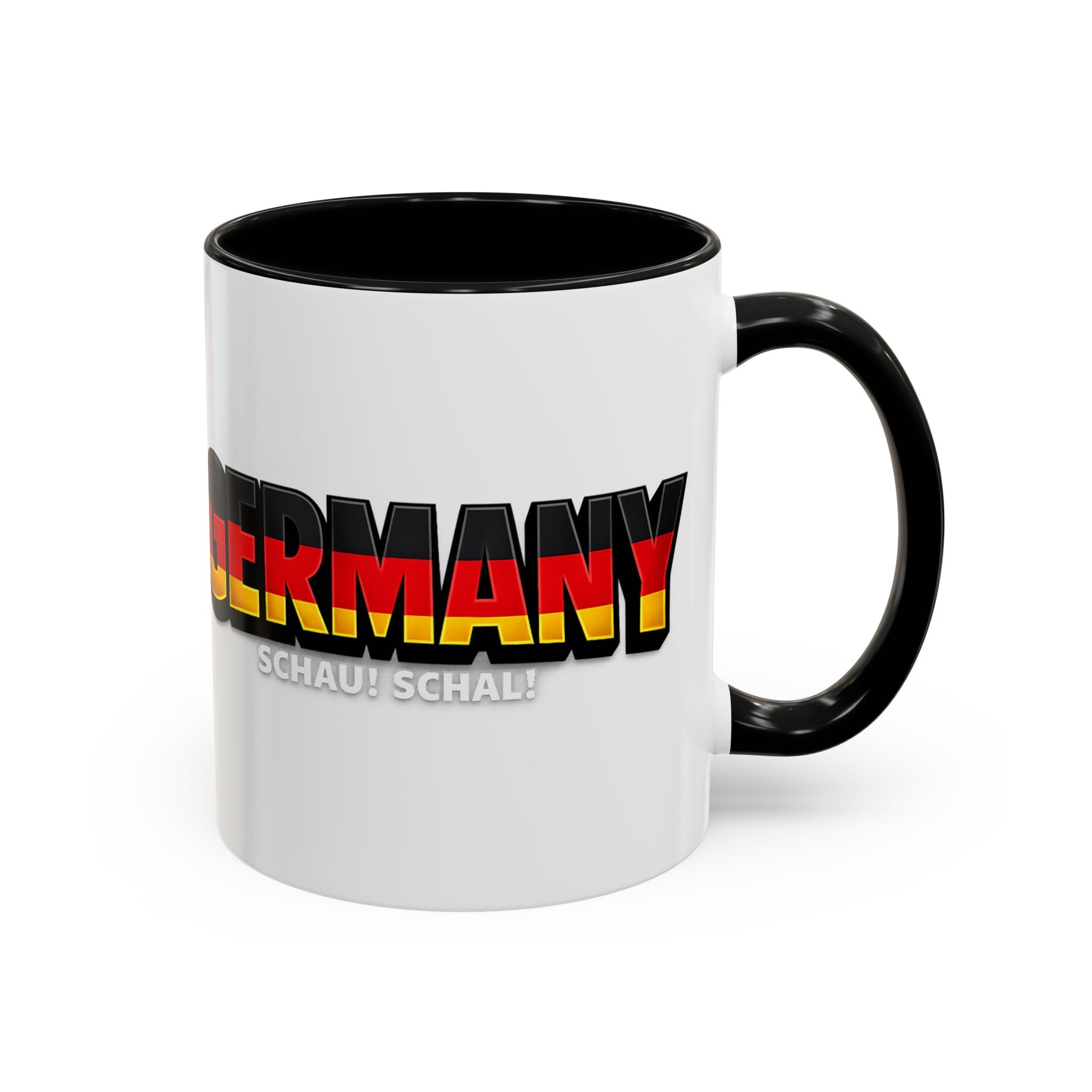 Germany flag text Mug | Accent Coffee Mug 11oz or 15oz, World Cup 2026, Gift for Dad