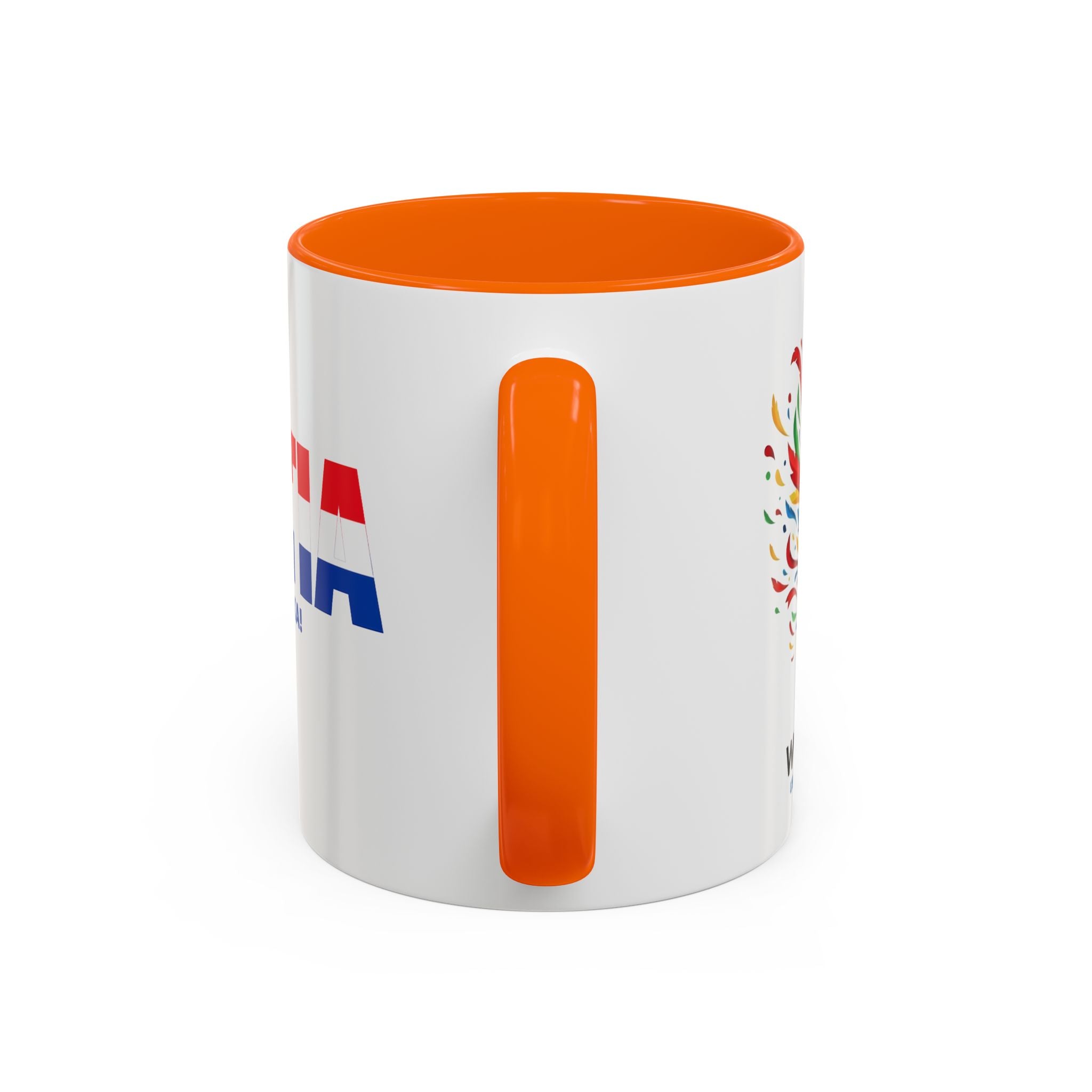 Croatia Flag Logo Accent Coffee Mug | Croatian Pride 11oz 15oz, World Cup 2026, Gifts for Dad