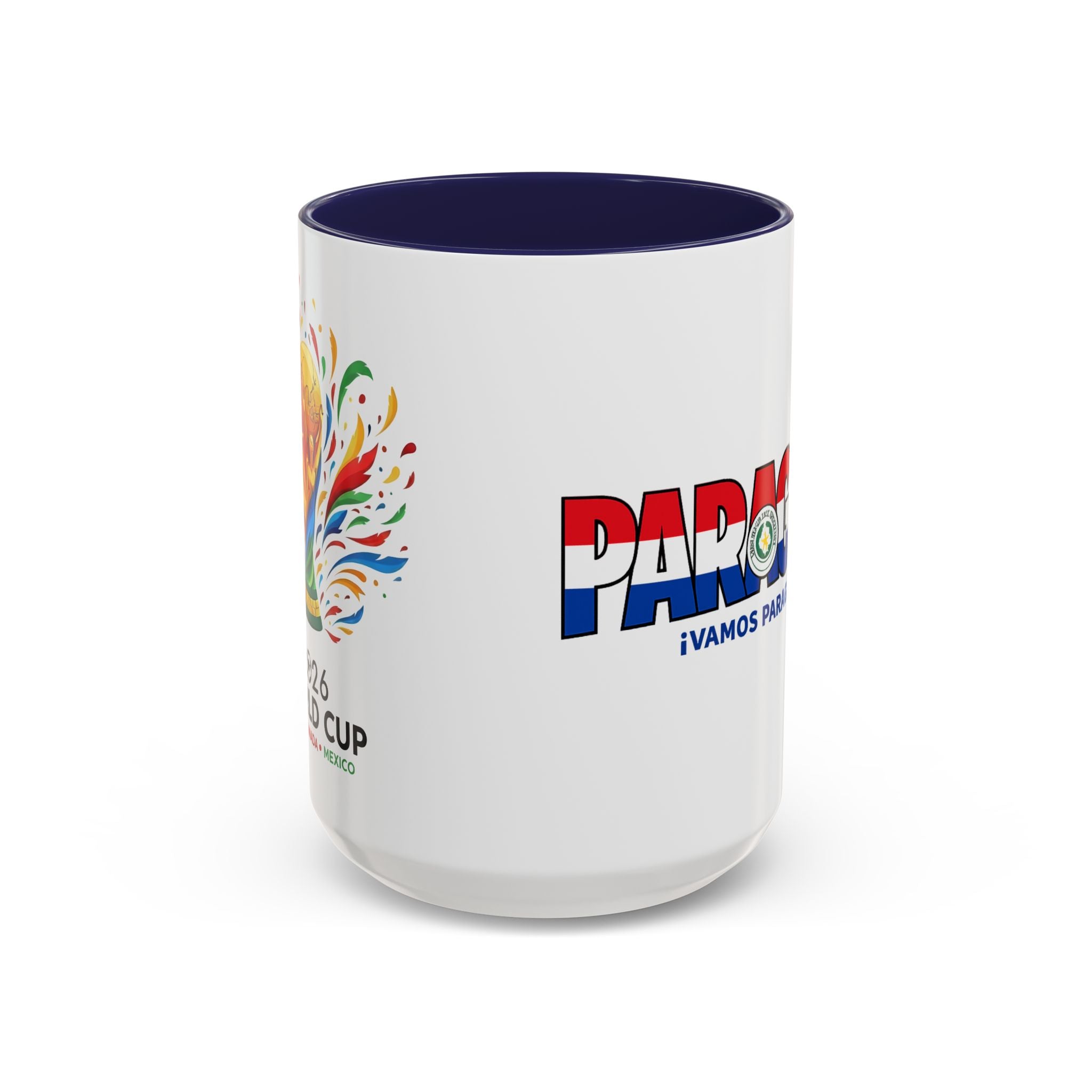 Paraguay Vamos Paraguay Mug | Accent Coffee Mug 11oz or 15oz, Soccer World Cup 2026, Gifts for Dad